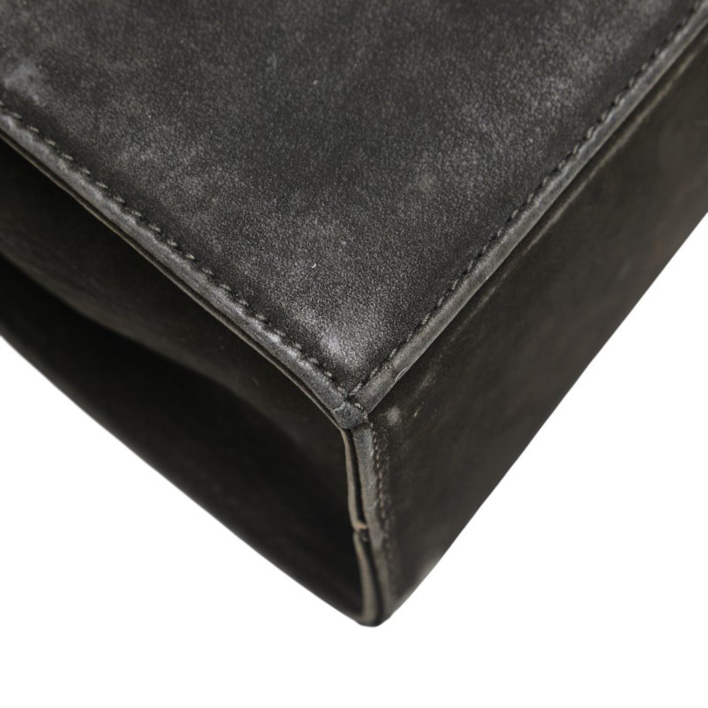 Salvatore Ferragamo Vara Ribbon Handbag/Shoulder Bag 2Way Bc213104 Brown Nubuck Leather