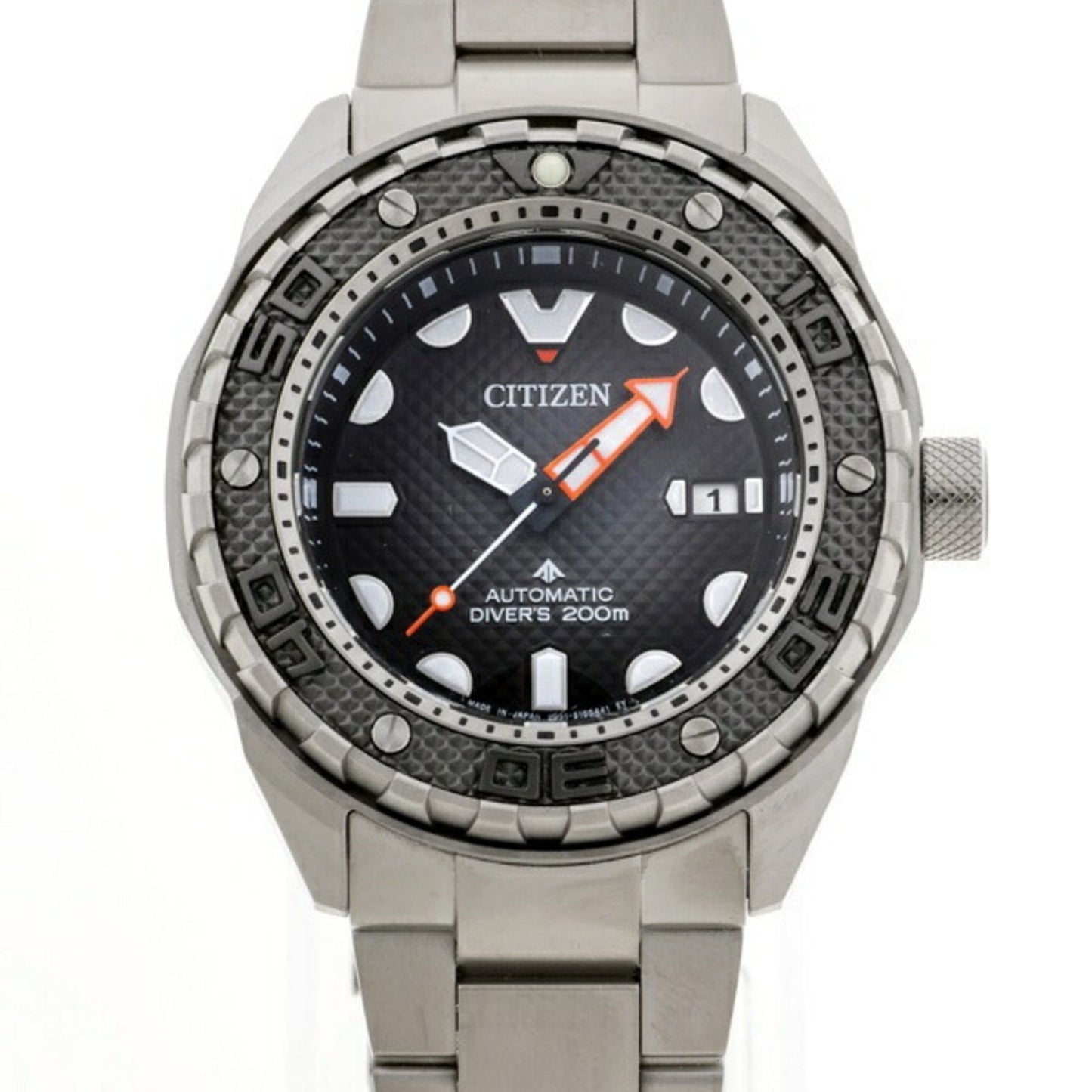 Citizen Promaster Marine Mechanical Diver 200M Nb6004-83E 9051-S122961 Grey Automatic Watch A-158546