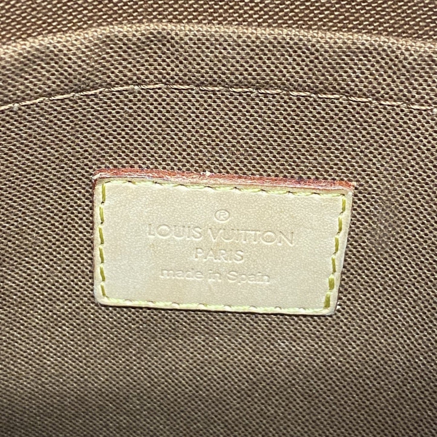 Louis Vuitton Monogram Odeon Pm Shoulder Bag M56390 Brown