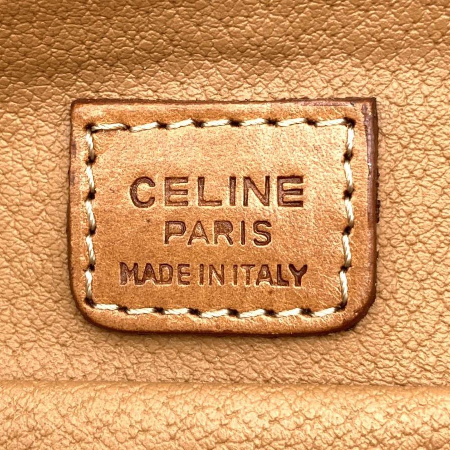 Celine Mc912 Pouch Clutch Bag In Macadam Beige