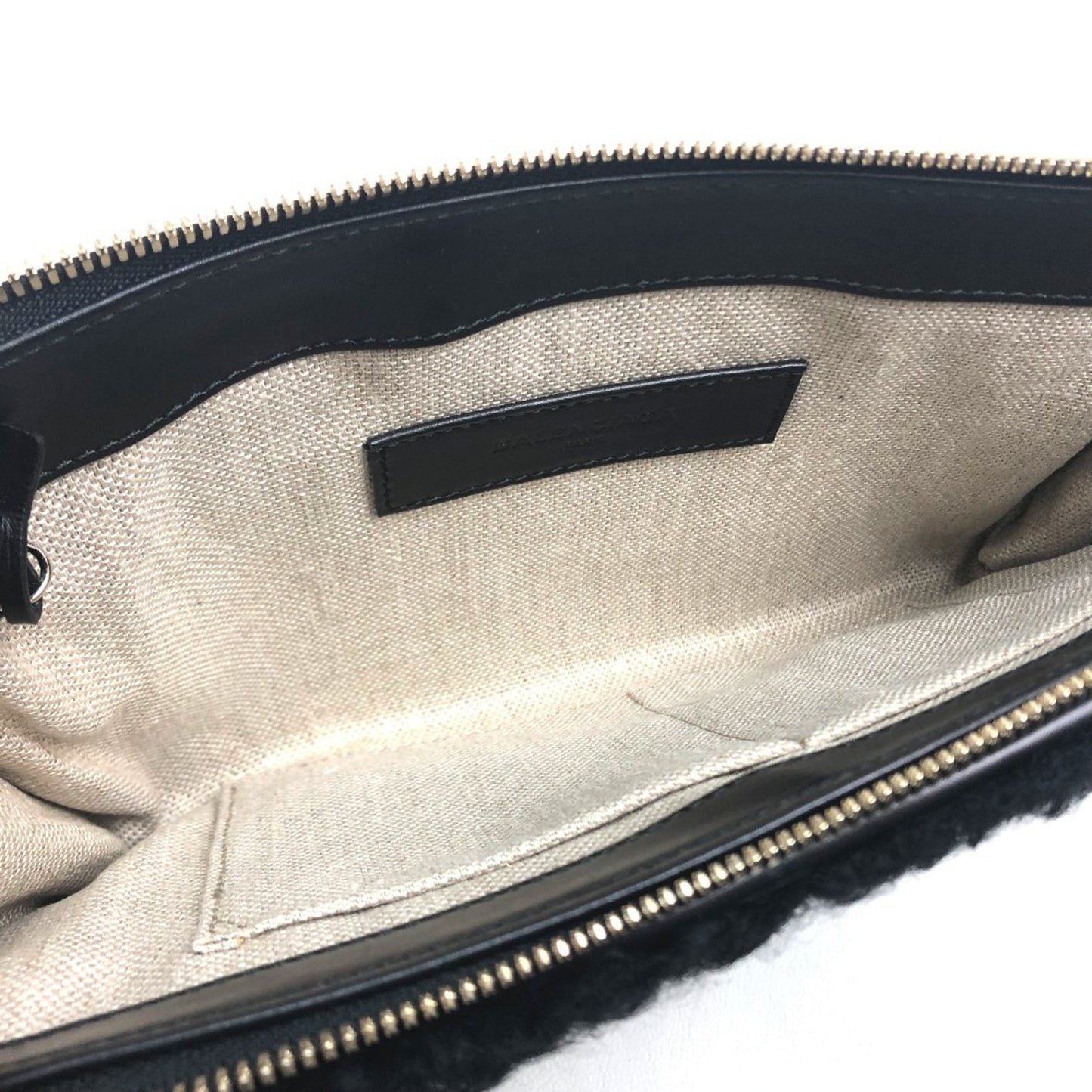 Balenciaga 347238 Bag Cluch Bag Clutch Bag Black White