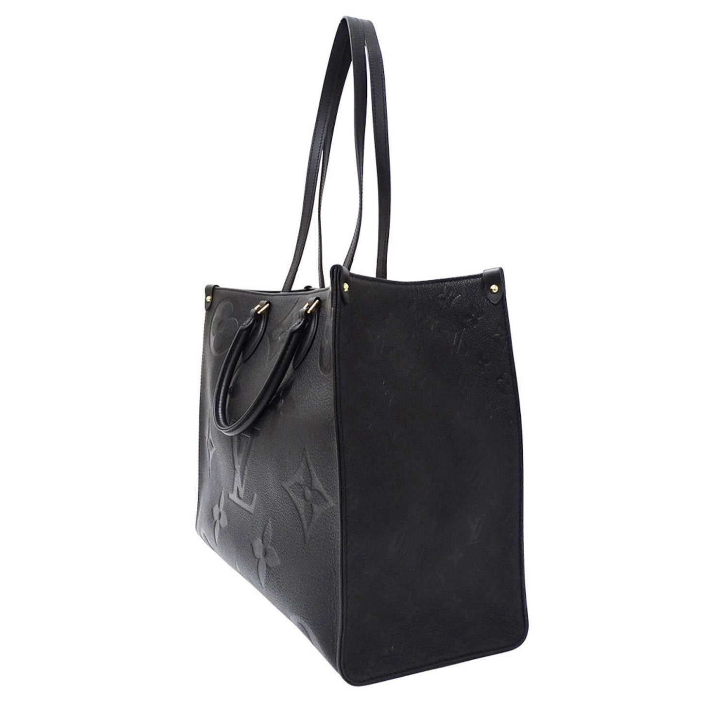 Louis Vuitton Monogram Empreinte On The Go Gm Tote Bag In Black