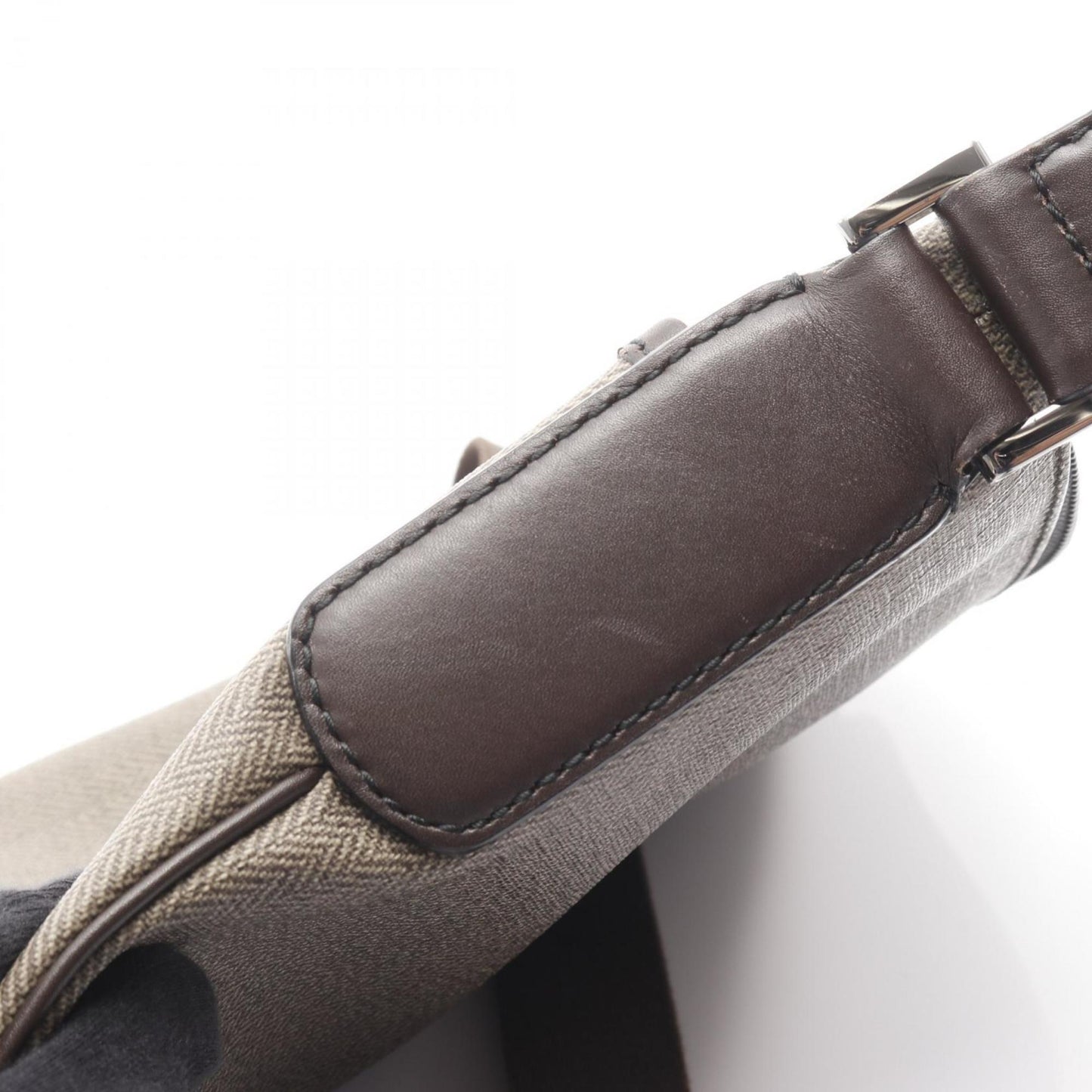 Bvlgari Weekend Shoulder Bag In Coated Canvas And Leather