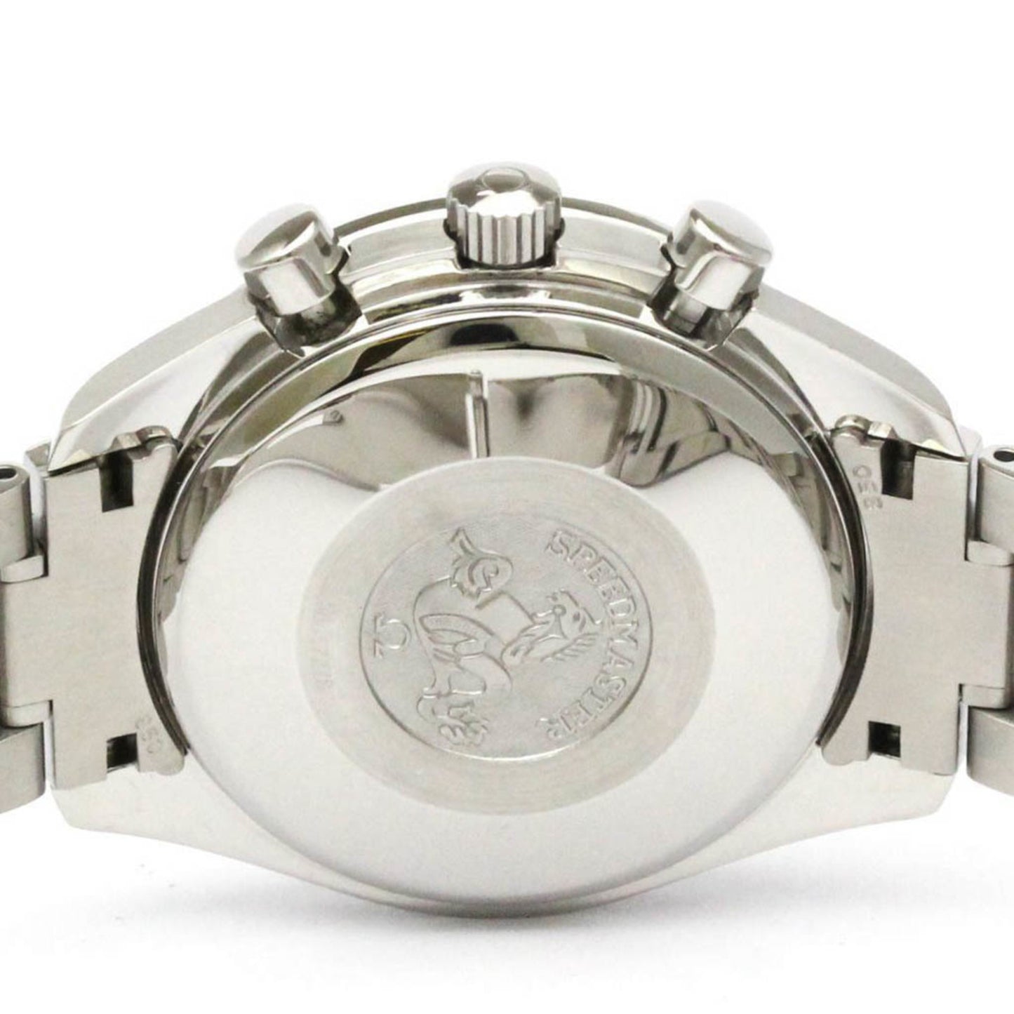 Omega Speedmaster Triple Date Steel Automatic Watch 3523.80 Polished