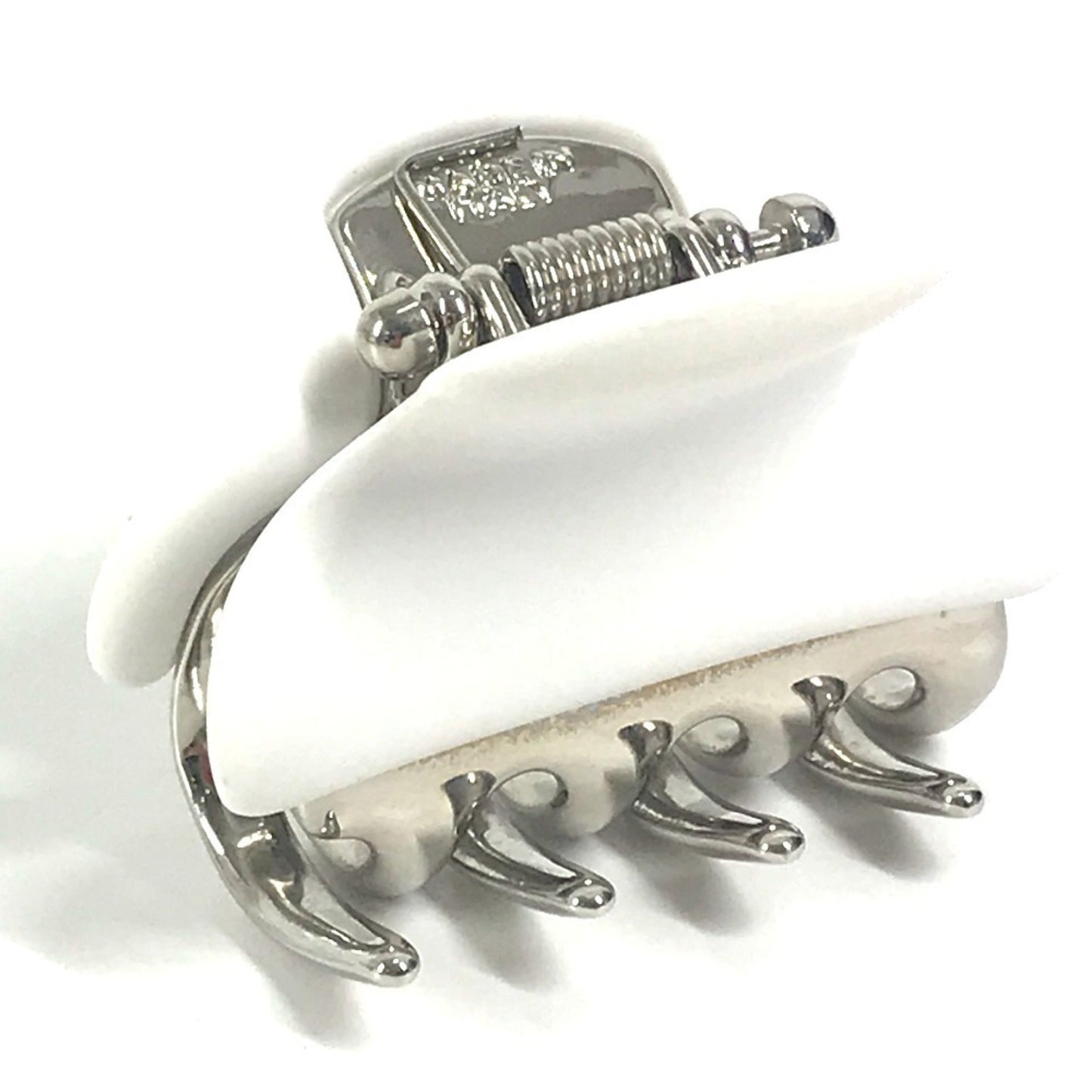 Miu Miu Logo Rhinestone Hair Clip Accessory Hairpin Metal
