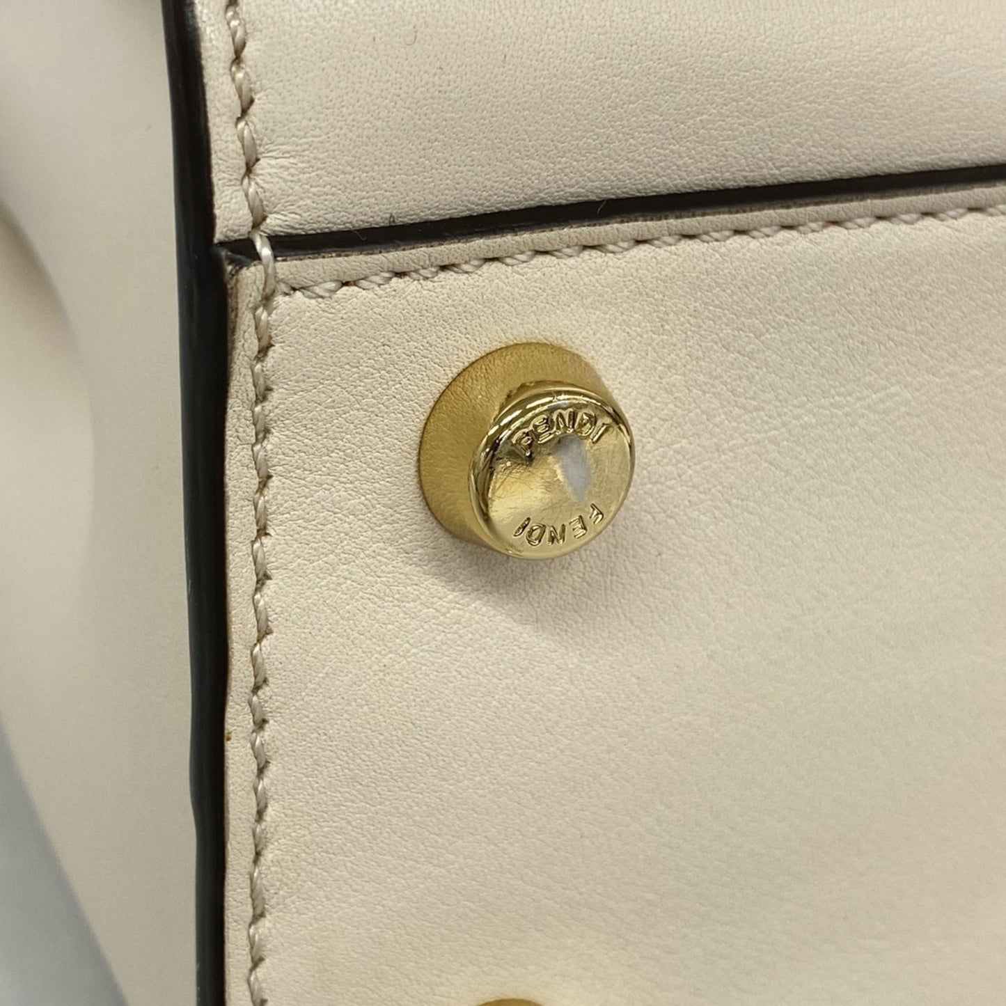 Fendi Peekaboo Leather Handbag