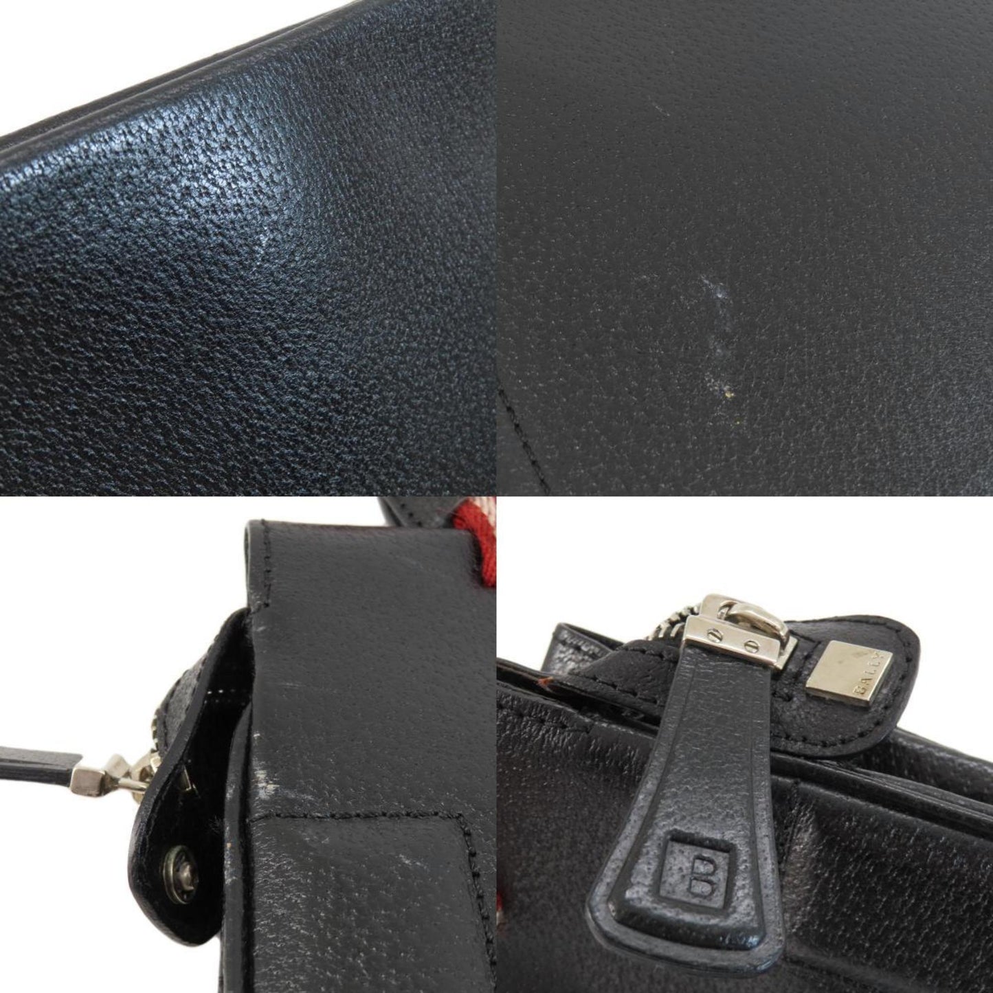 Bally Design Tote Bag Leather