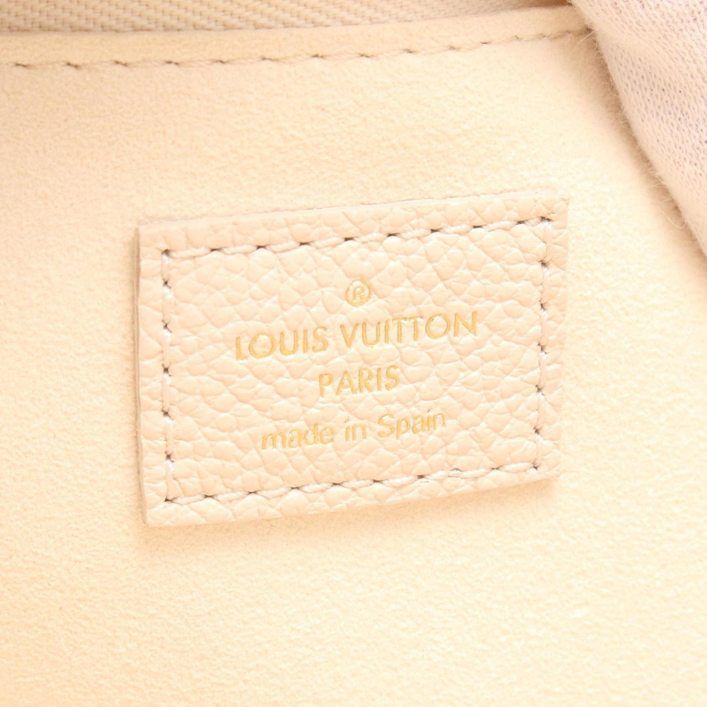 Louis Vuitton Neverfull Mm Shoulder Bag Leather Monogram Empreinte