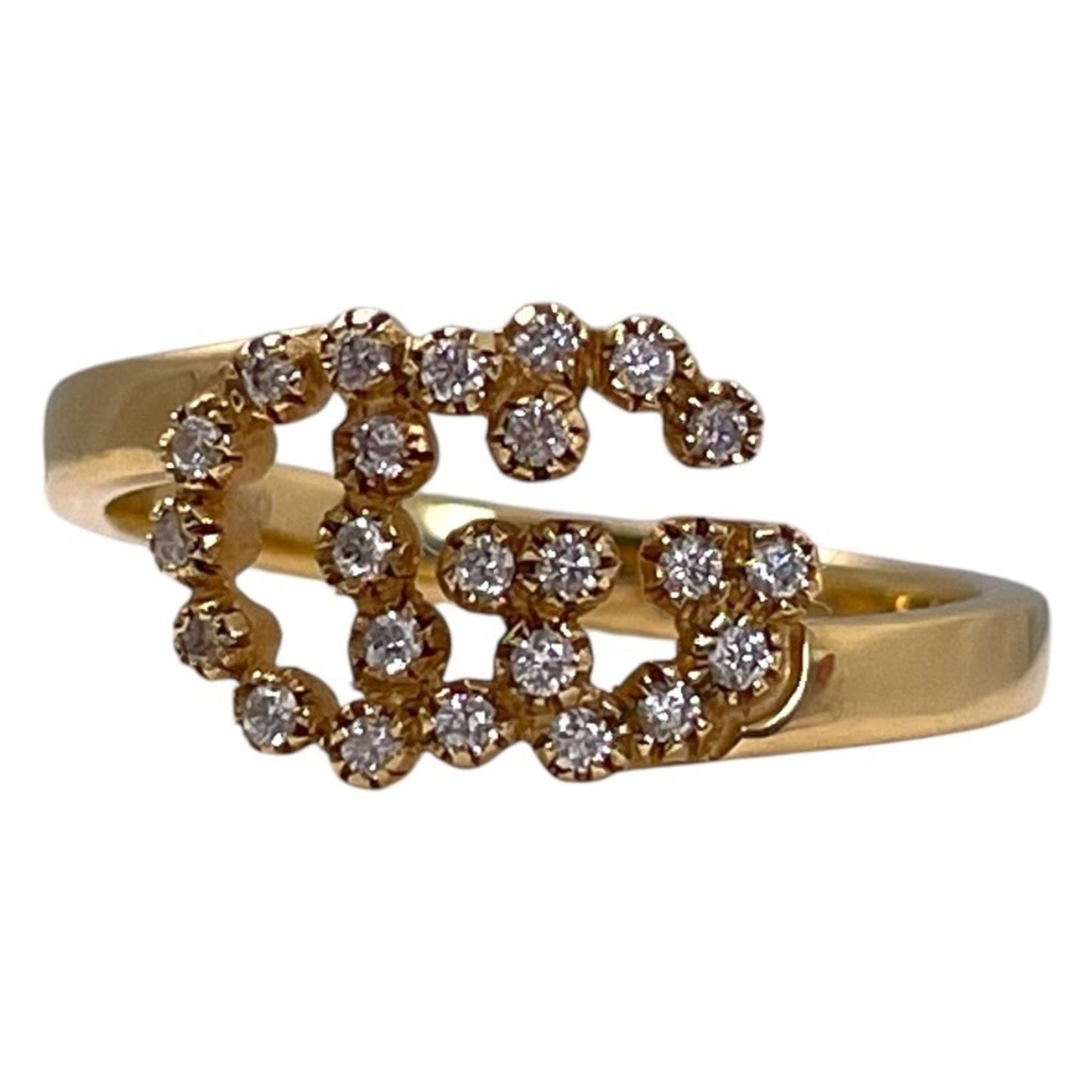 Gucci Gg Running Ring In 18K Yellow Gold