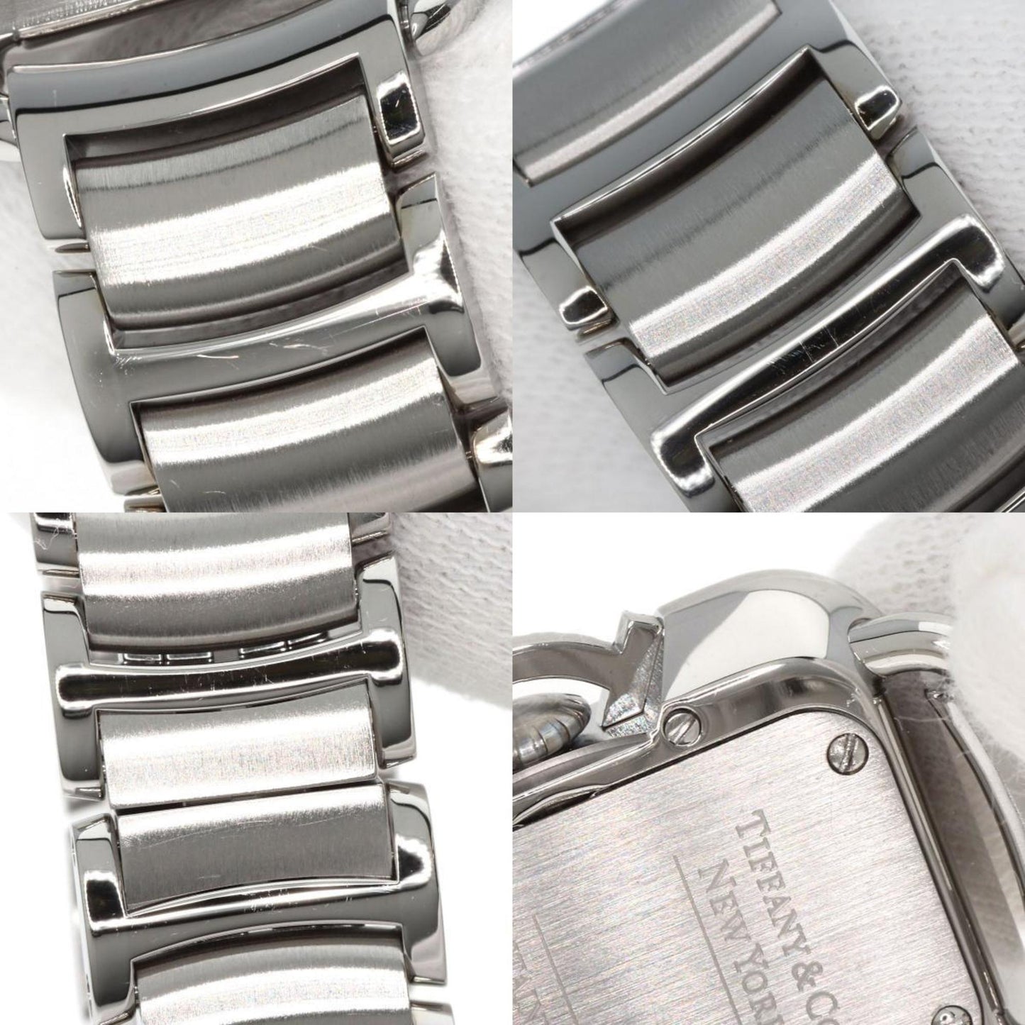Tiffany 69546161 T Rectangle 375 Limited Edition Watch Stainless Steel Ss