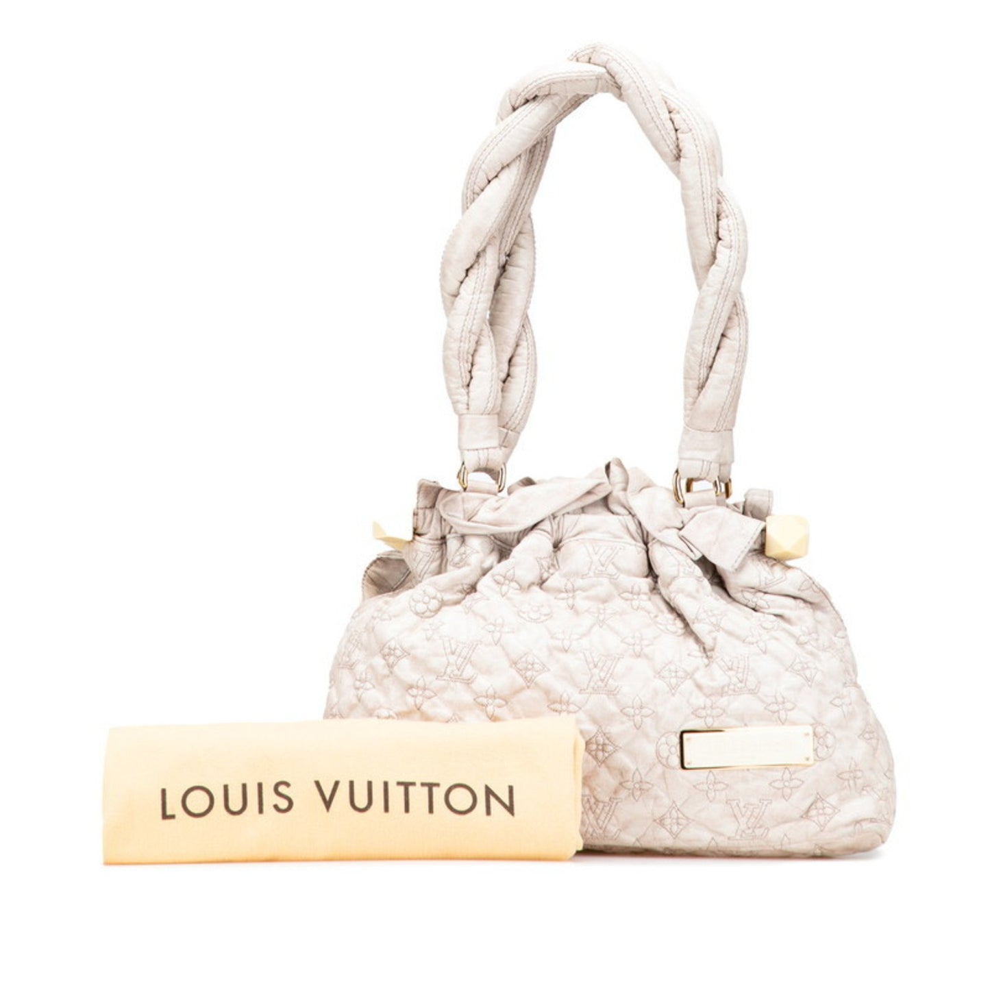 Louis Vuitton Monogram Olympe Stratus Pm Handbag/One-Shoulder Bag M95369 Beige Leather