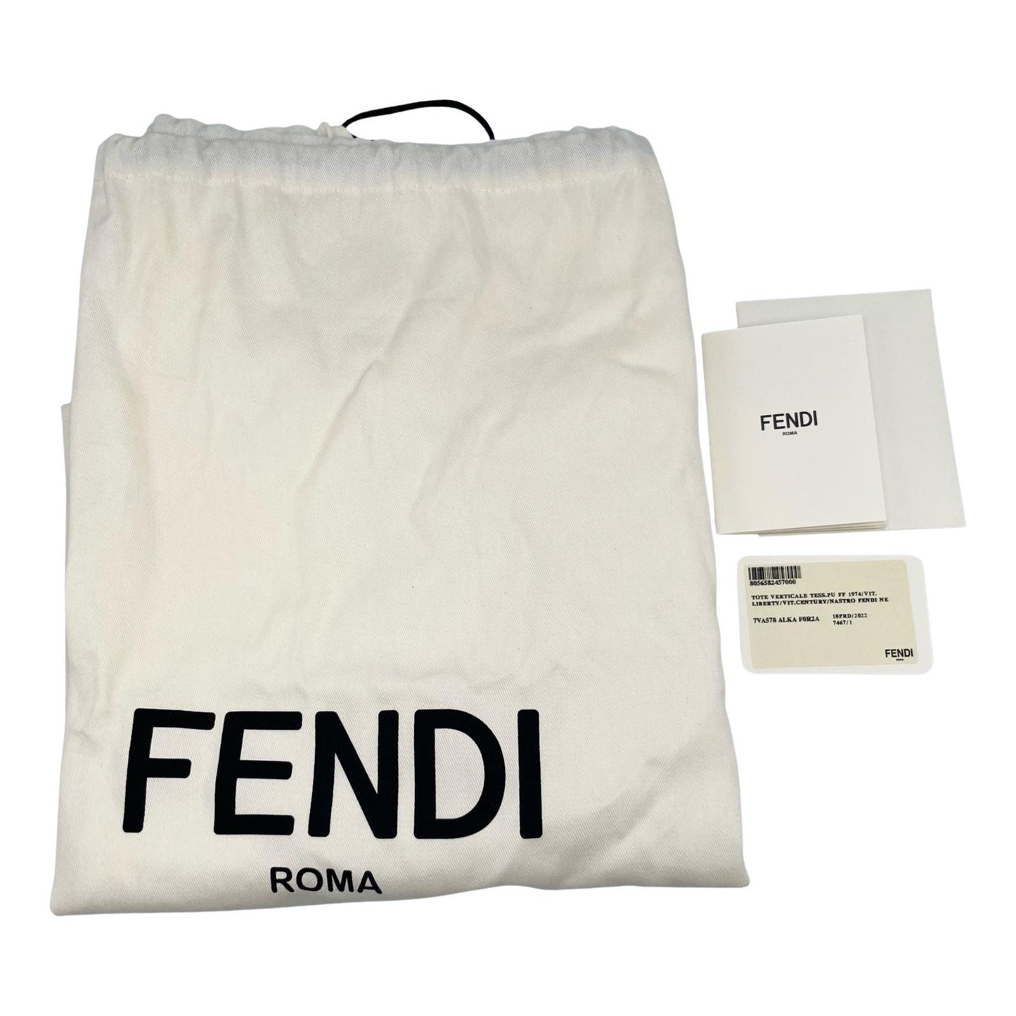 Fendi Vertical Zucca Tote Bag