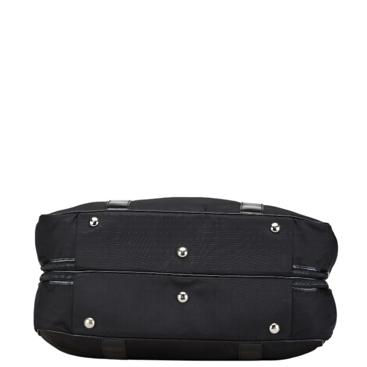 Gucci Boston Bag Shoulder 012 3754 Black Nylon Leather
