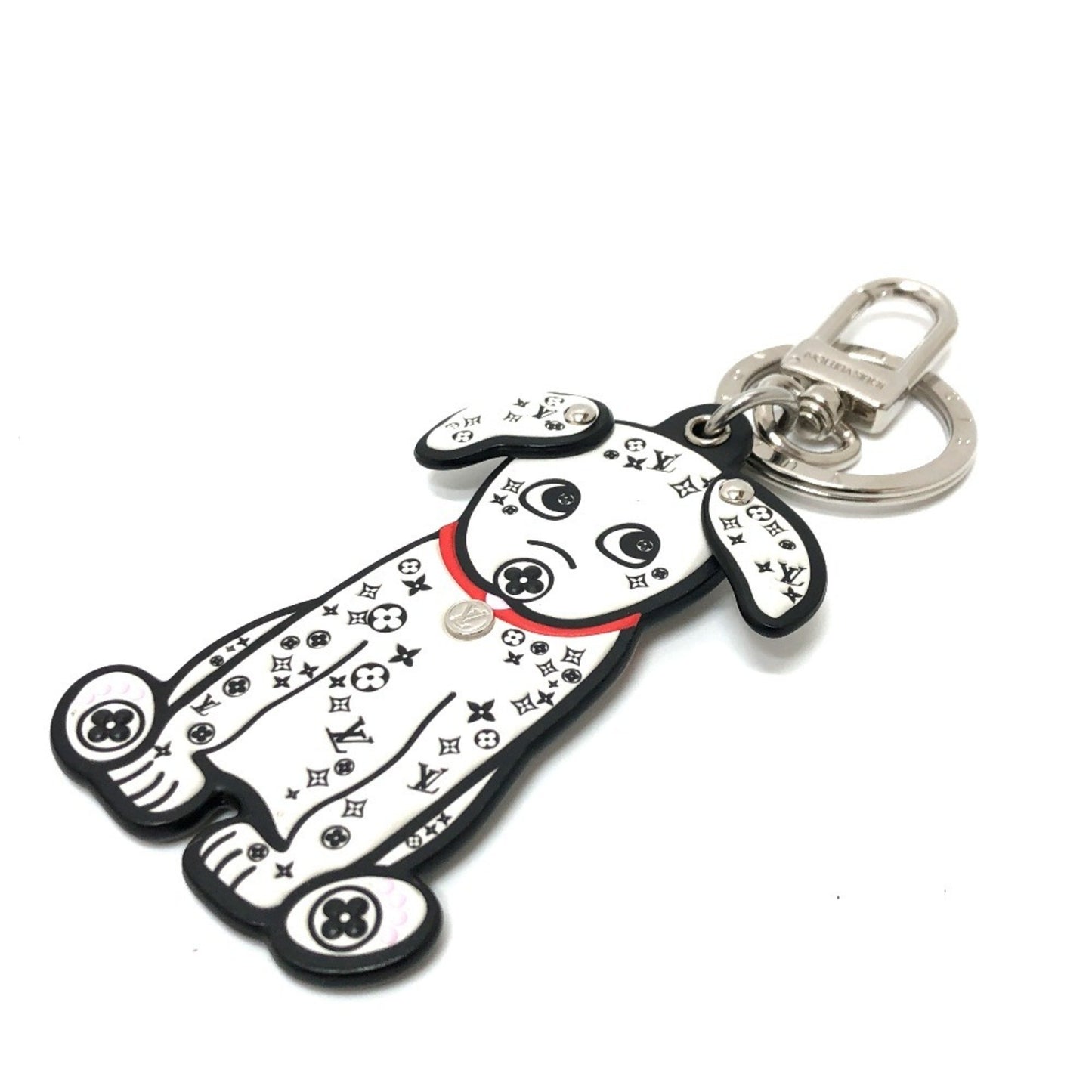 Louis Vuitton M00746 Porte-Cls Dalmatian Keychain/Bag Charm Leather