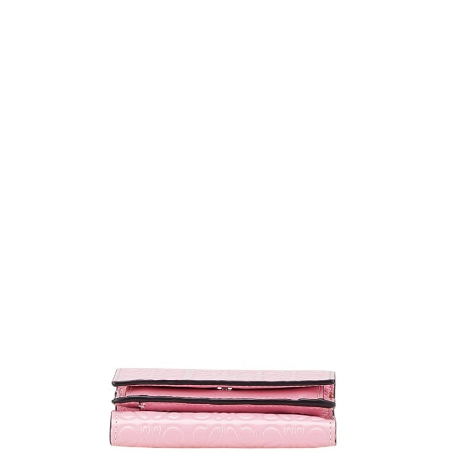 Loewe Anagram Tri-Fold Wallet Pink Leather
