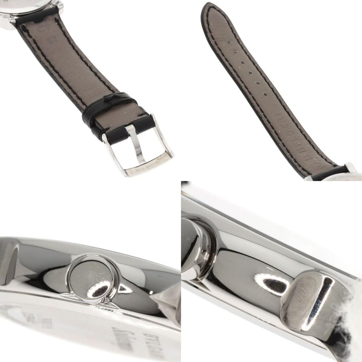 Bvlgari St29S Solotempo Watch Stainless Steel Leather