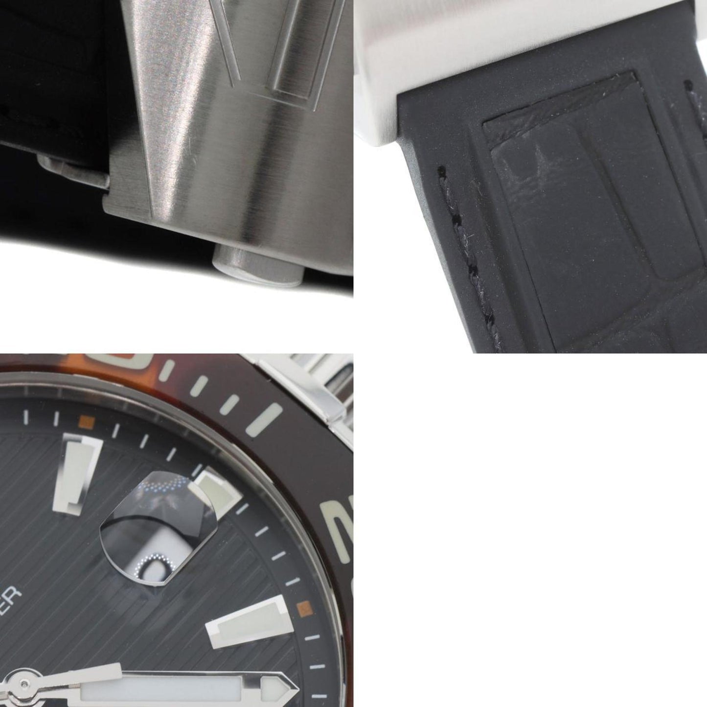 Tag Heuer Way201N Aquaracer Calibre 5 Watch Stainless Steel Rubber