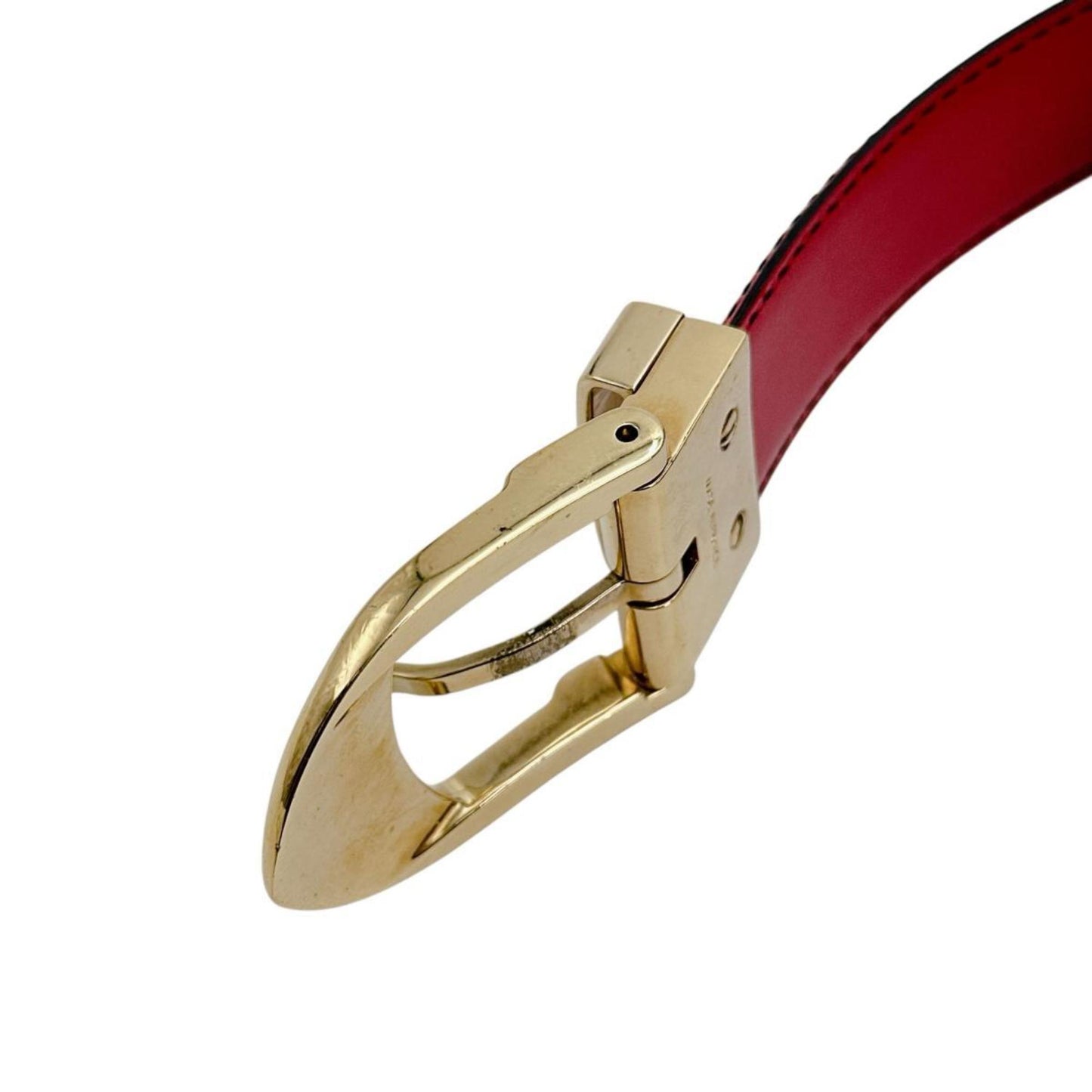 Louis Vuitton Louis Vuitton Belt Epi Red Leather