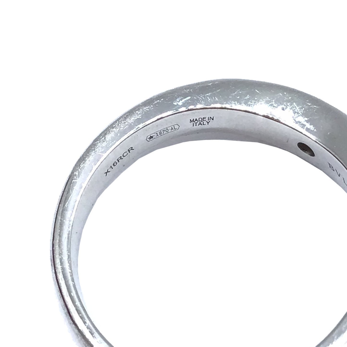 Bvlgari Bulgari Corona Ring Pt950 Platinum Diamond #9.5 Fashion Engagement