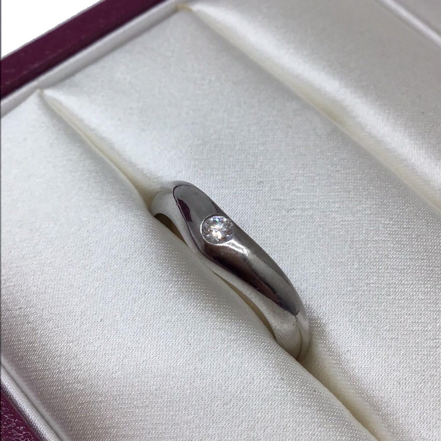 Bvlgari Bulgari Corona Ring Pt950 Platinum Diamond #9.5 Fashion Engagement