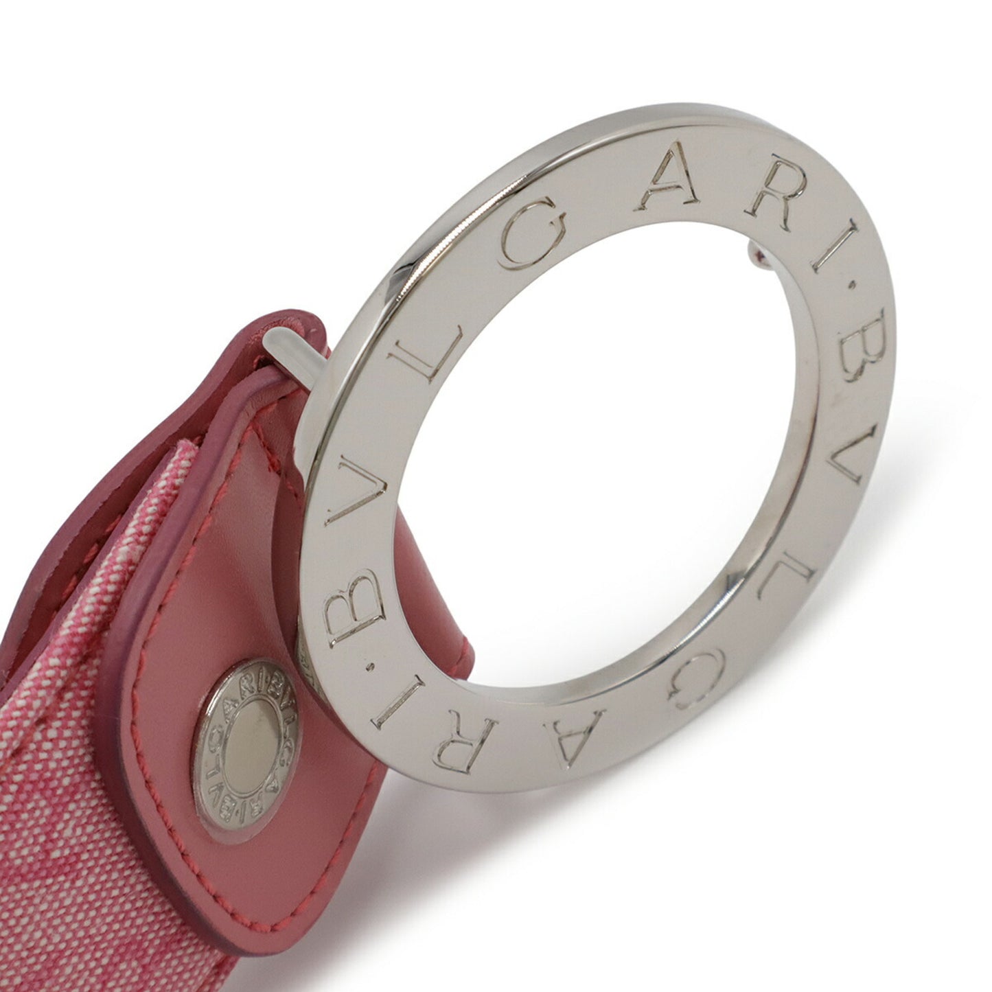 Bvlgari Bvlgari Mania Belt Round Buckle Canvas