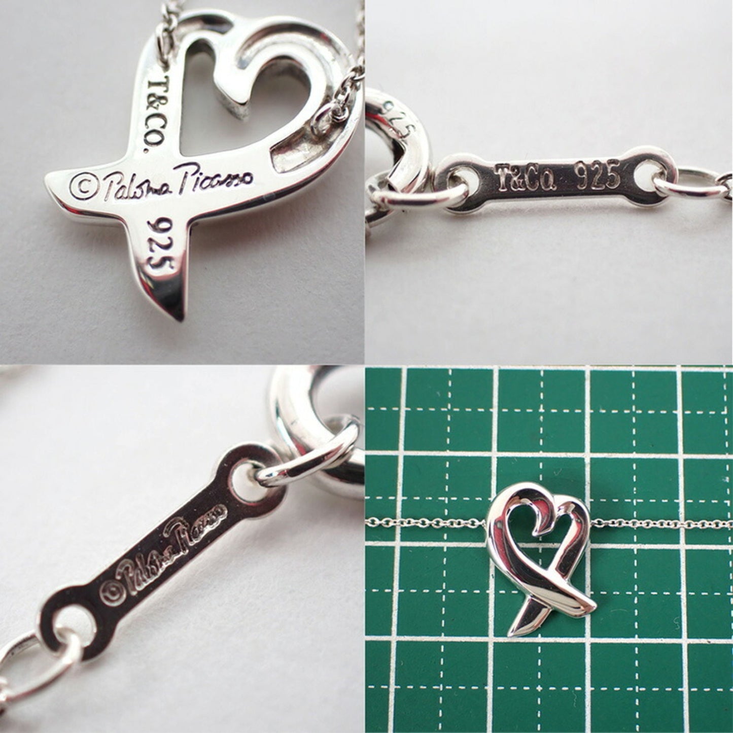 Tiffany 925 Loving Heart Pendant Necklace