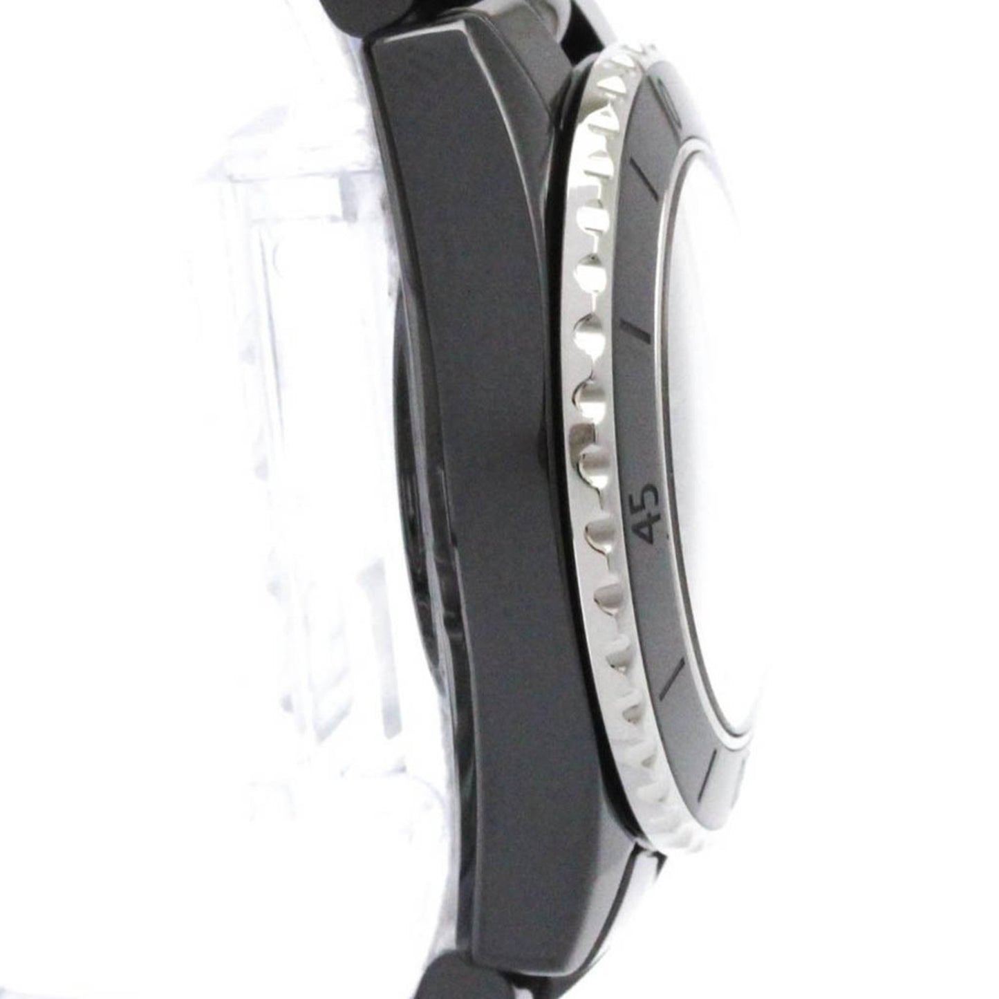 Chanel J12 Phantom Ceramic Quartz Watch H6346 Polished