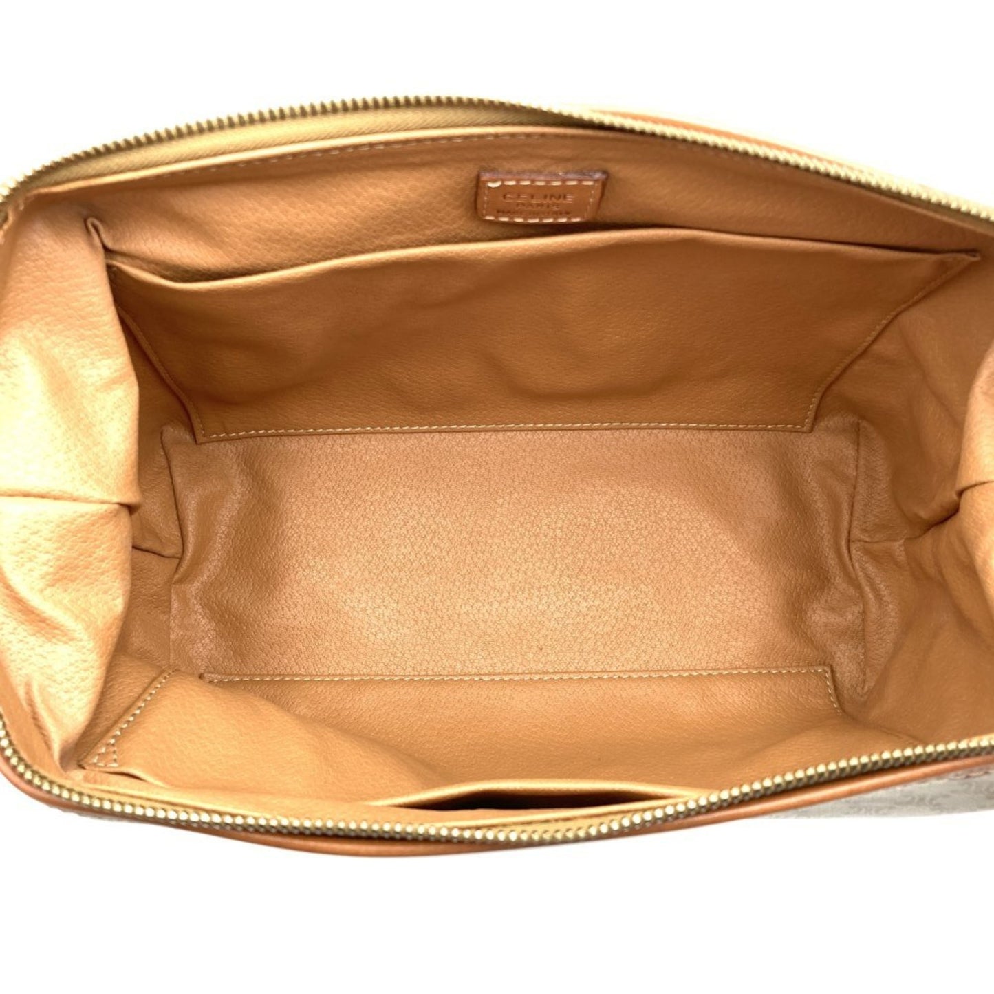 Celine Mc912 Pouch Clutch Bag In Macadam Beige
