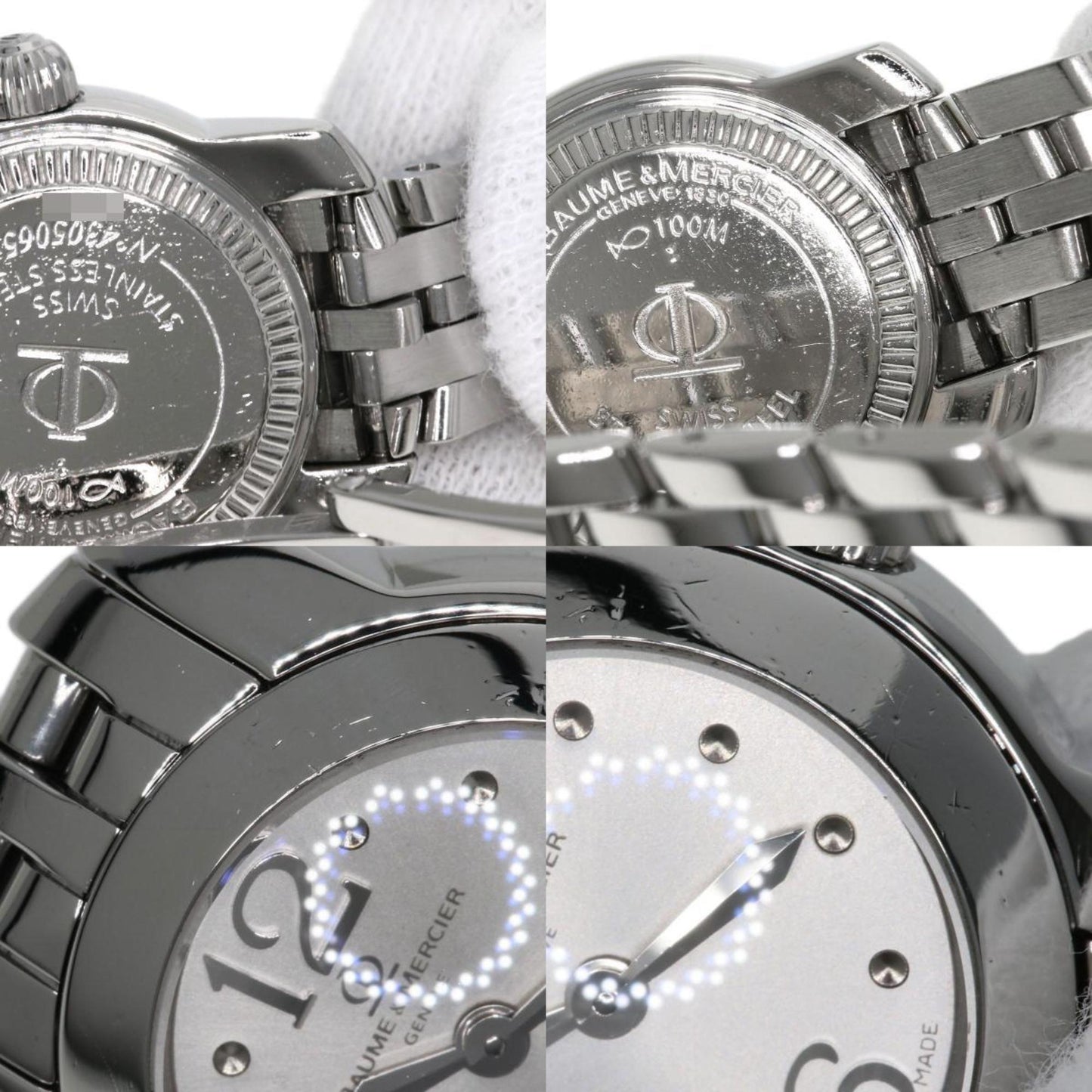 Baume & Mercier Capeland Watch Stainless Steel Ss