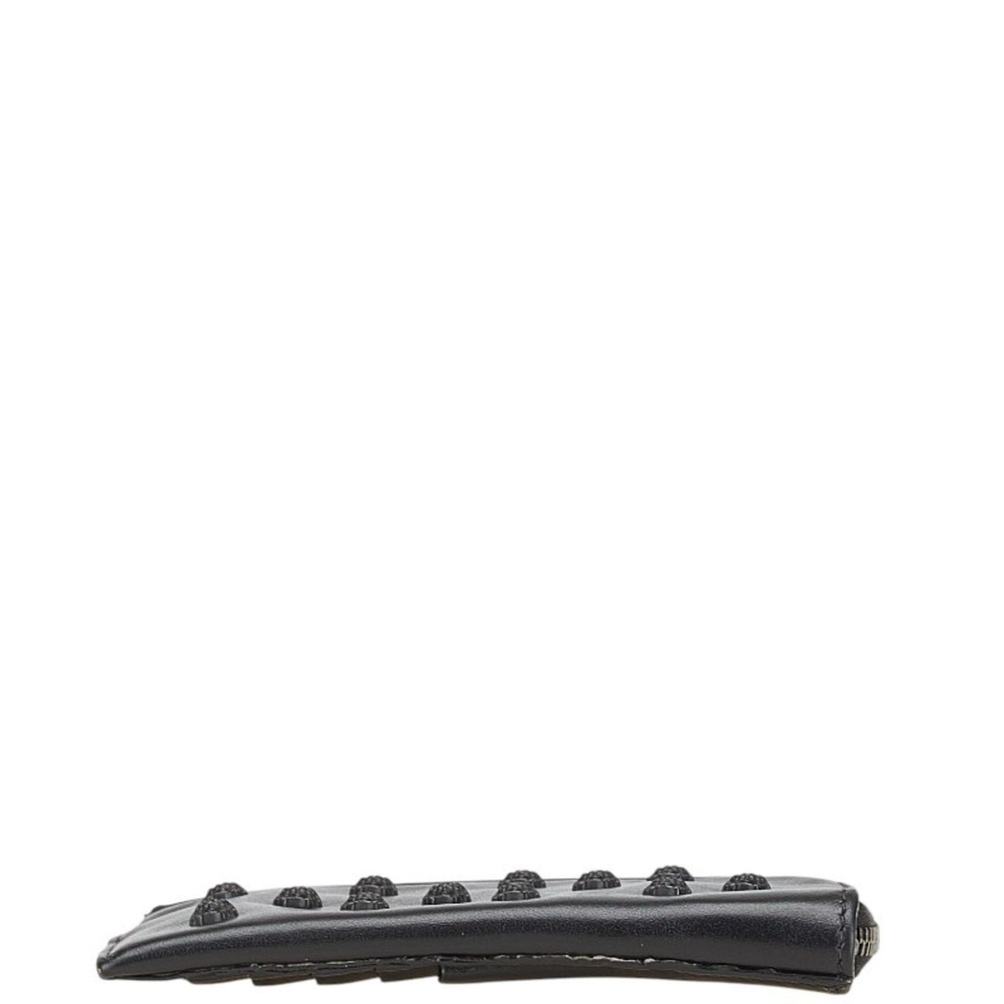 Versace Medusa Wallet/Coin Case Black Leather