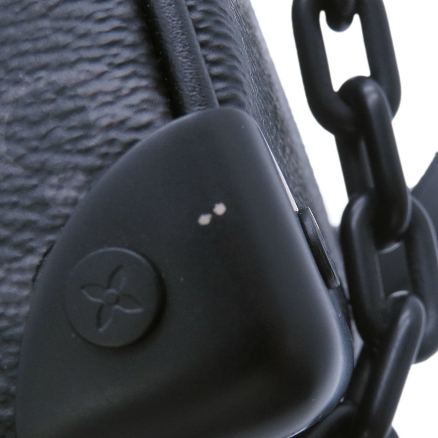 Louis Vuitton Monogram Eclipse Mini Soft Trunk Shoulder Bag M44735 Black