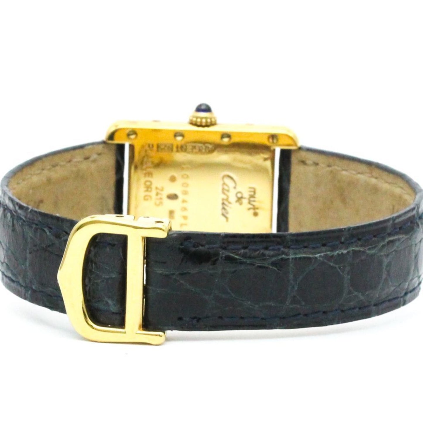 Cartier Must Tank Quartz Gold Plated