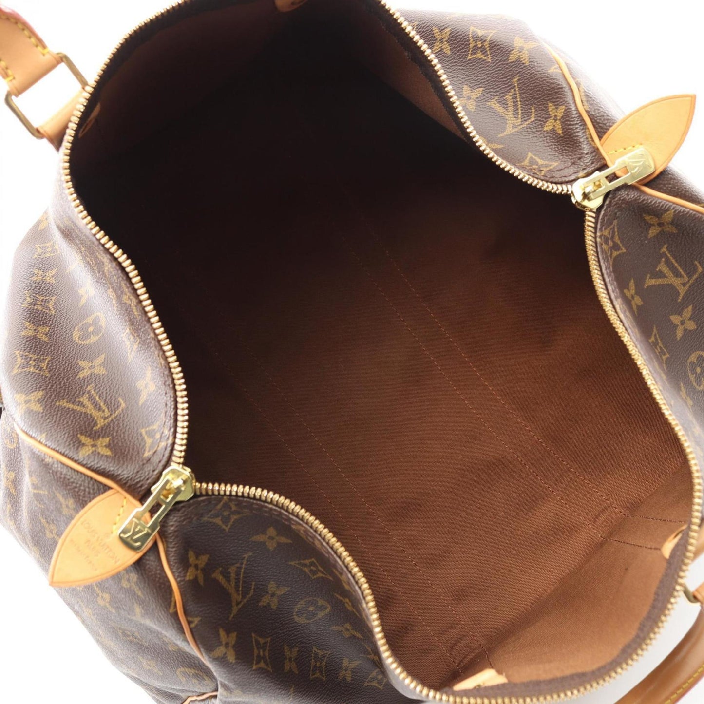 Louis Vuitton Keepall 45 Monogram Boston Bag Coated Canvas Leather