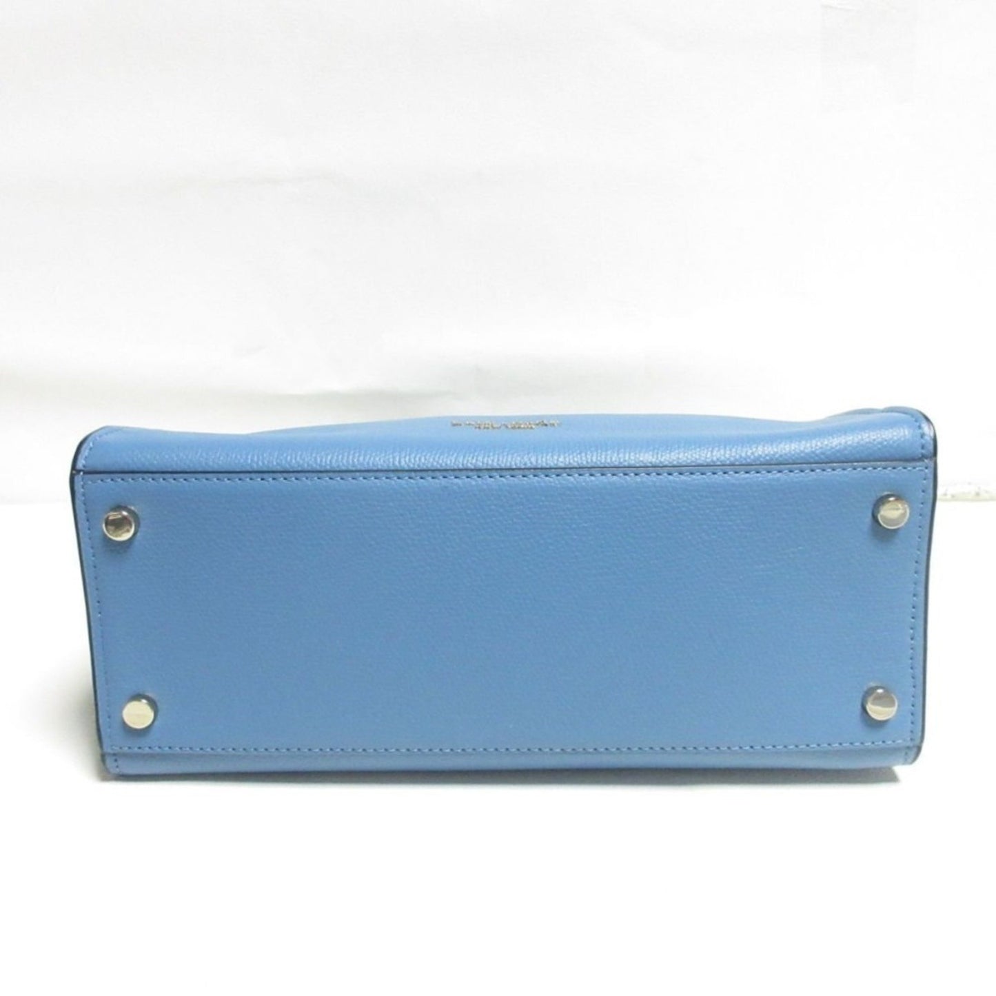Kate Spade Classic Medium Satchel Leather 2Way Handbag Shoulder Bag Blue