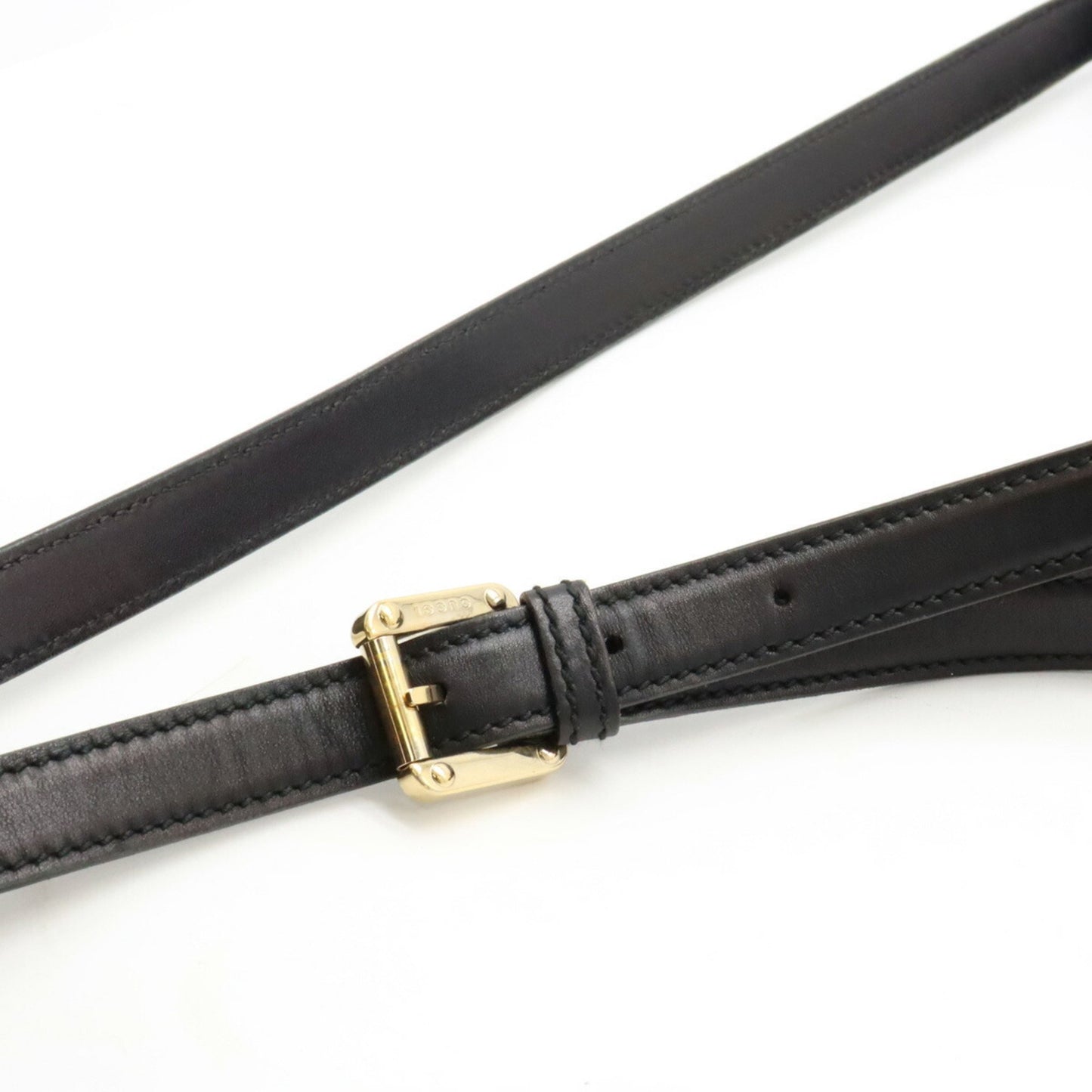 Gucci Guccissima Shoulder Bag Leather Black 145991