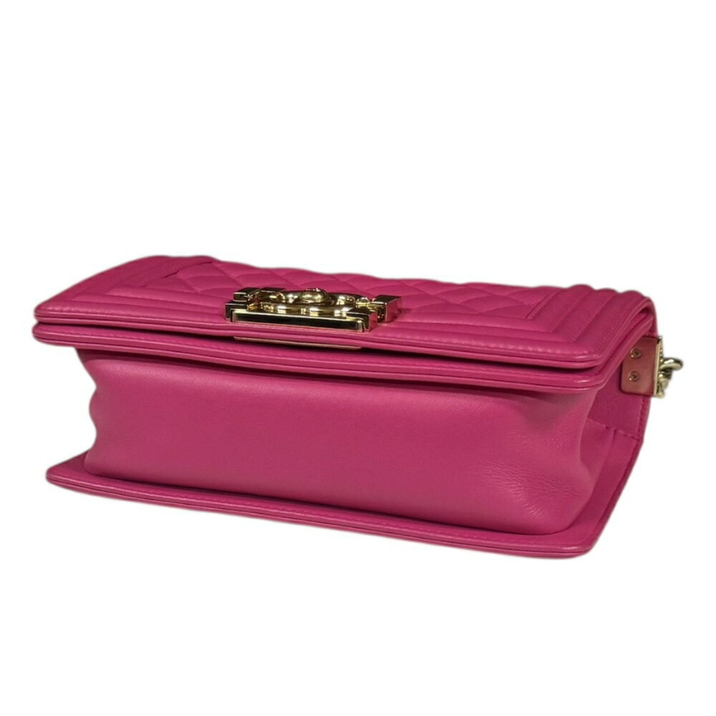 Chanel Boy Shoulder Bag Leather A67085 Pink