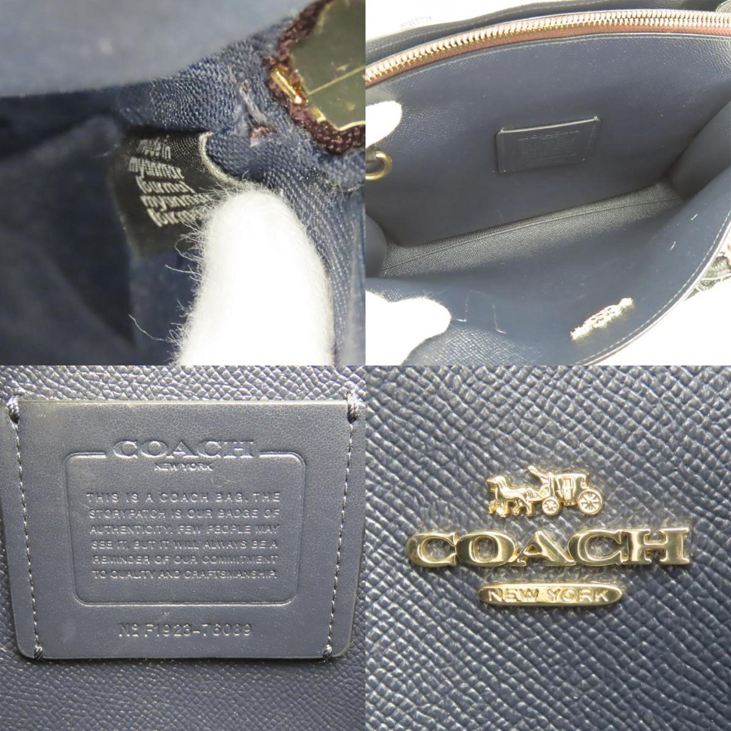 Coach Handbag Channing Carryall 76089 Leather Bordeaux Black Shoulder Bicolor