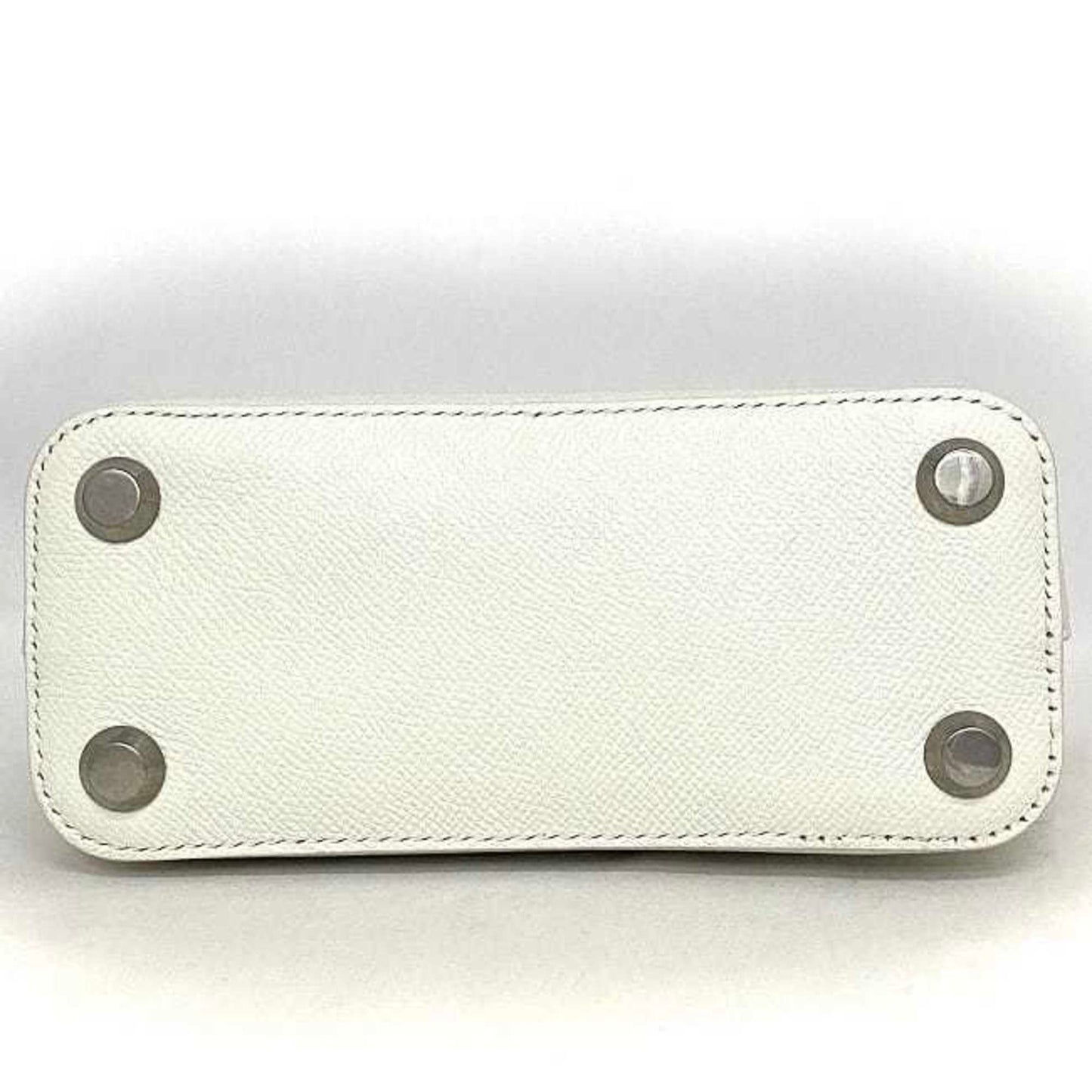 Balenciaga 2Way Bag Ville Small Xxs White Black Everyday 550646 Shoulder Handbag Leather Balenciaga