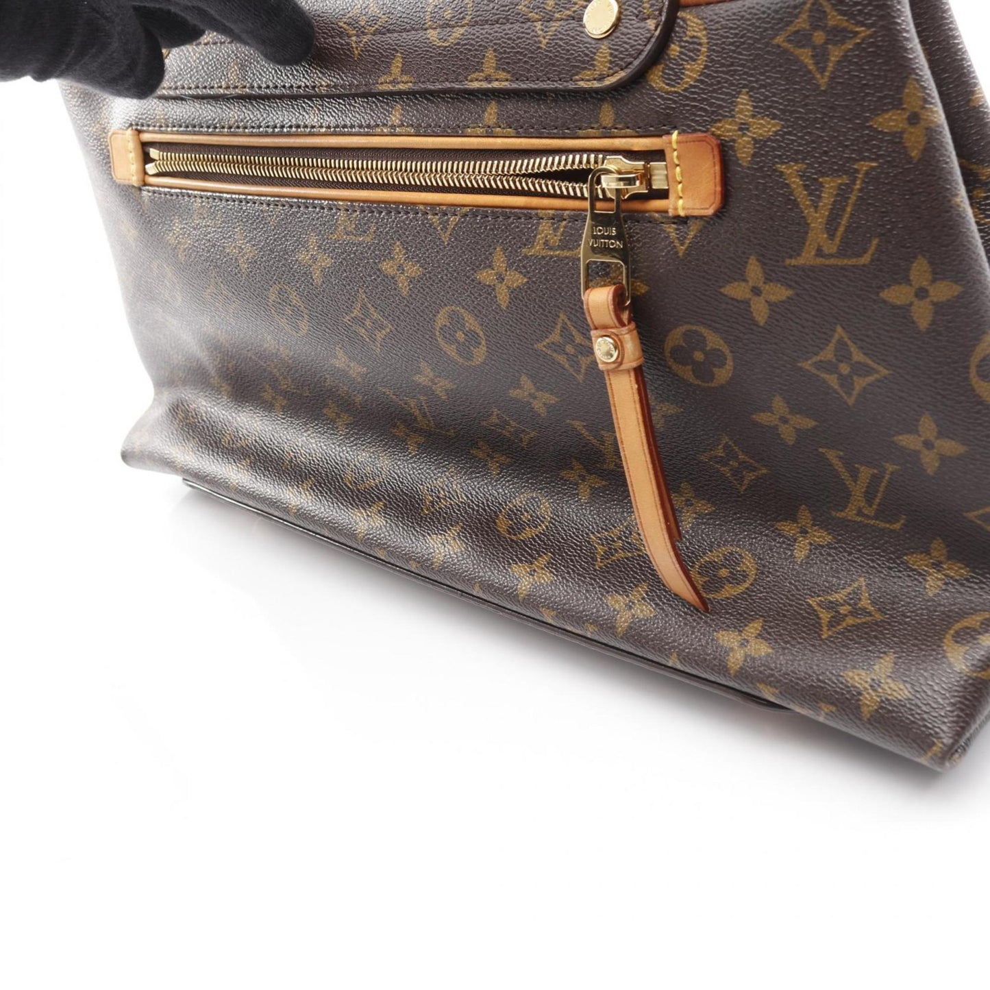 Louis Vuitton Olympe Monogram Camel Shoulder Bag