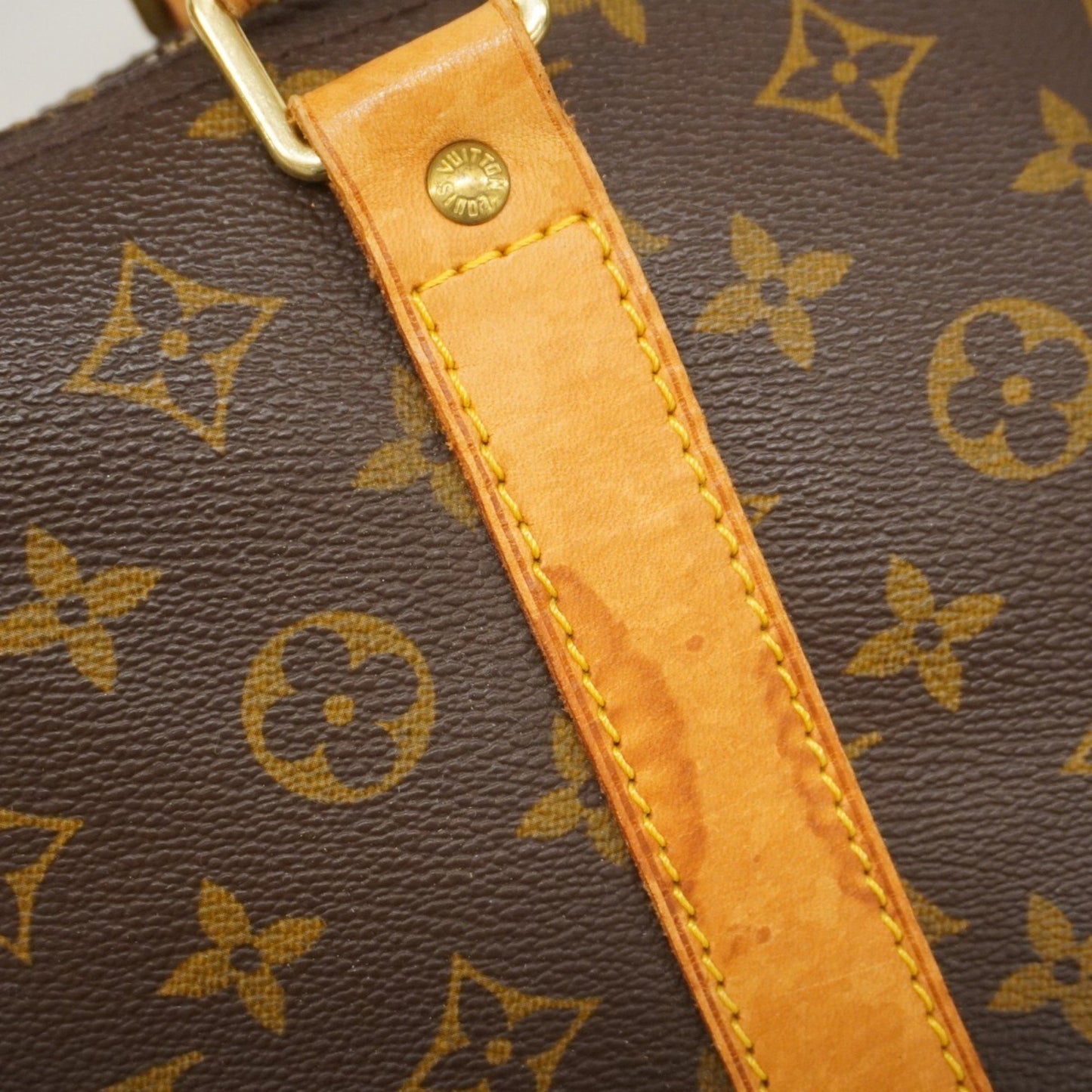 Louis Vuitton Monogram Keepall Bandouliere 60 Boston Bag M41412 Brown