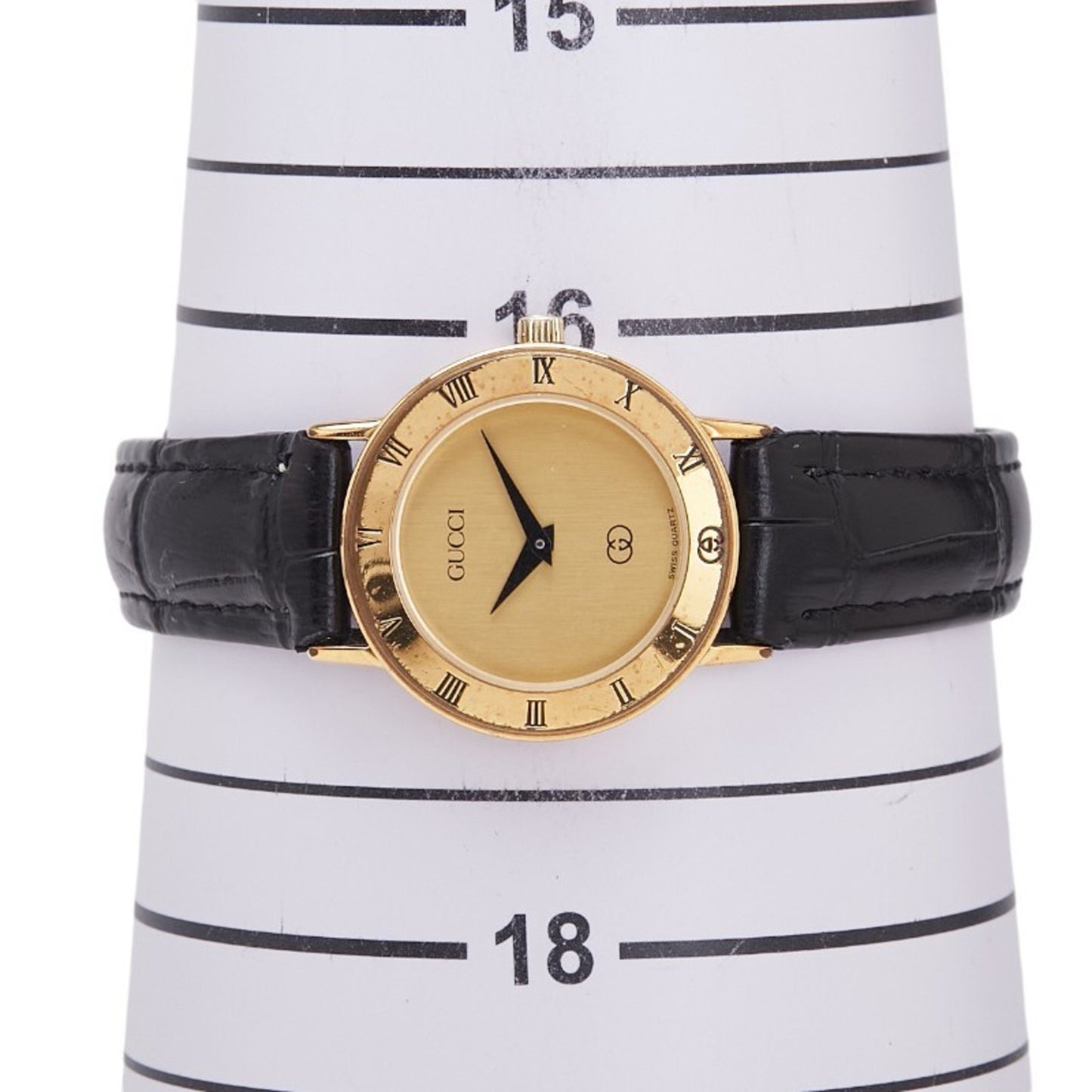 Gucci Women'S Quartz Watch With Gold Dial