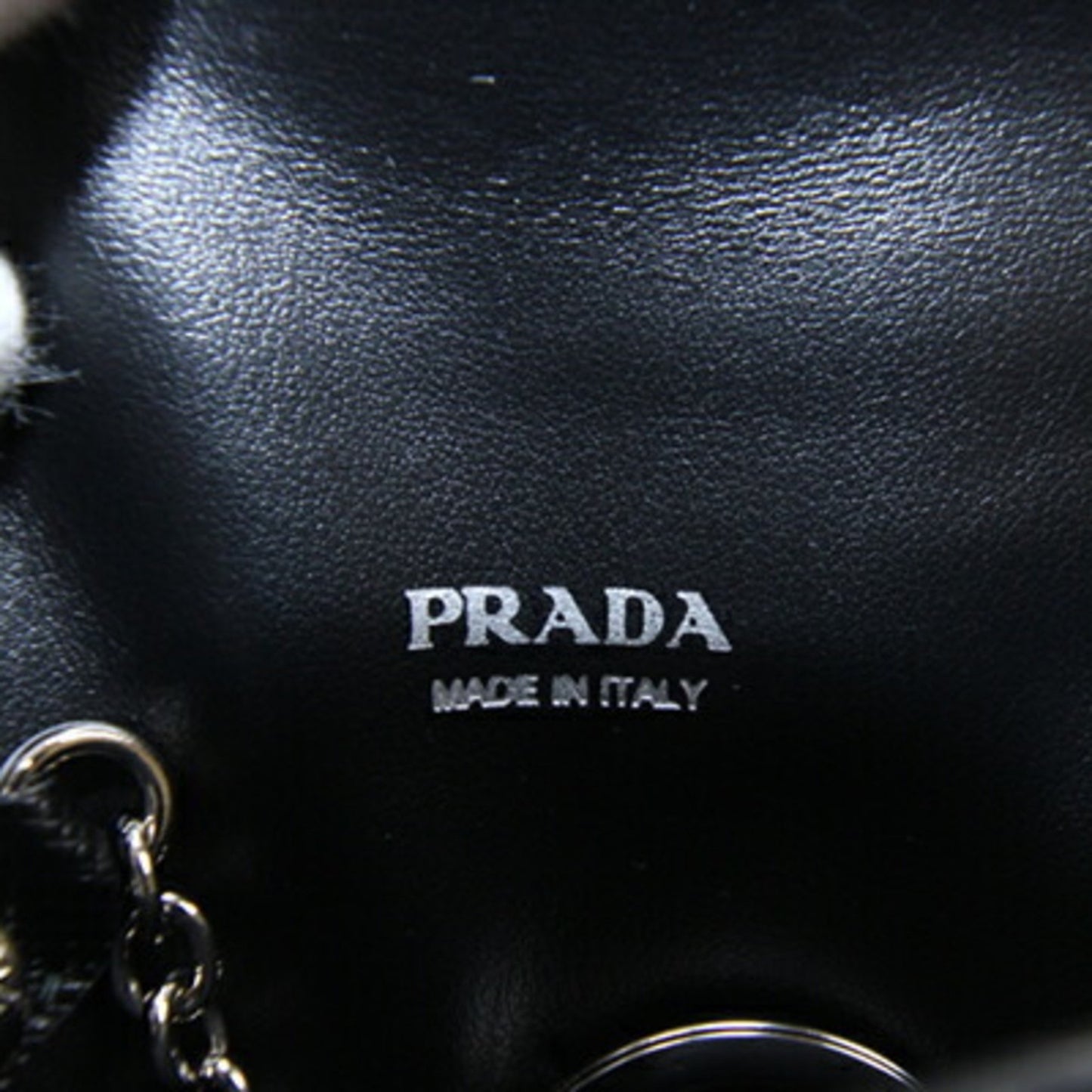 Prada Pouch 1Tl445 Black Leather