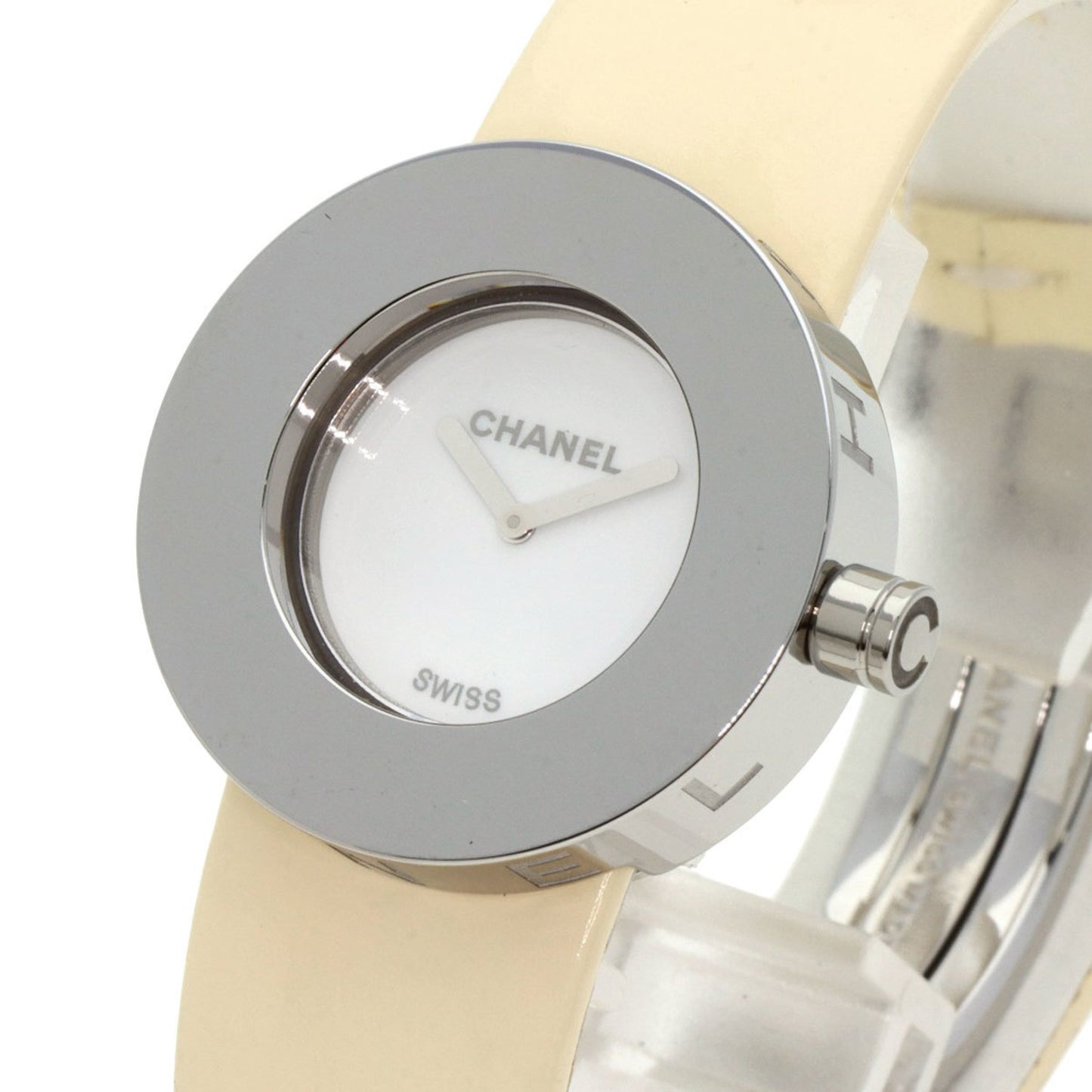 Chanel H0580 La Ronde Watch Stainless Steel Leather