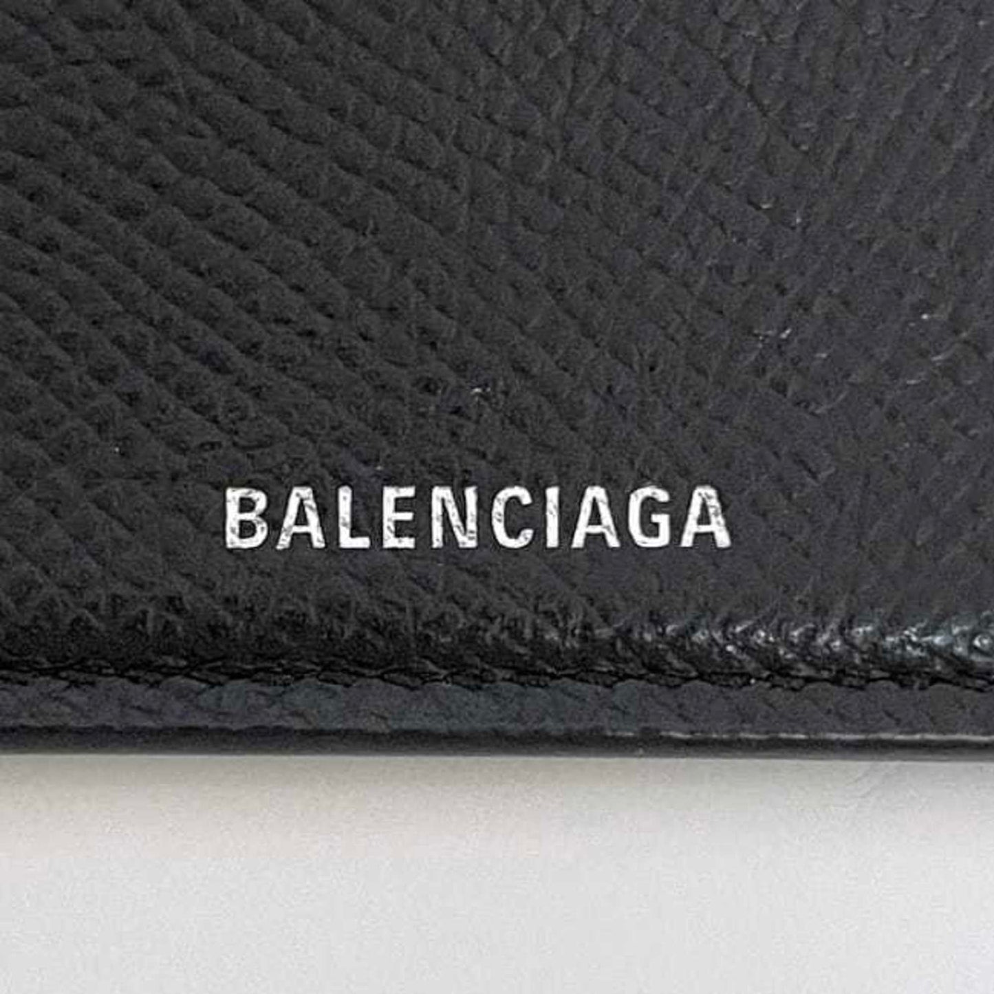 Balenciaga Bb Mini Tri-Fold Wallet (Ec-23593