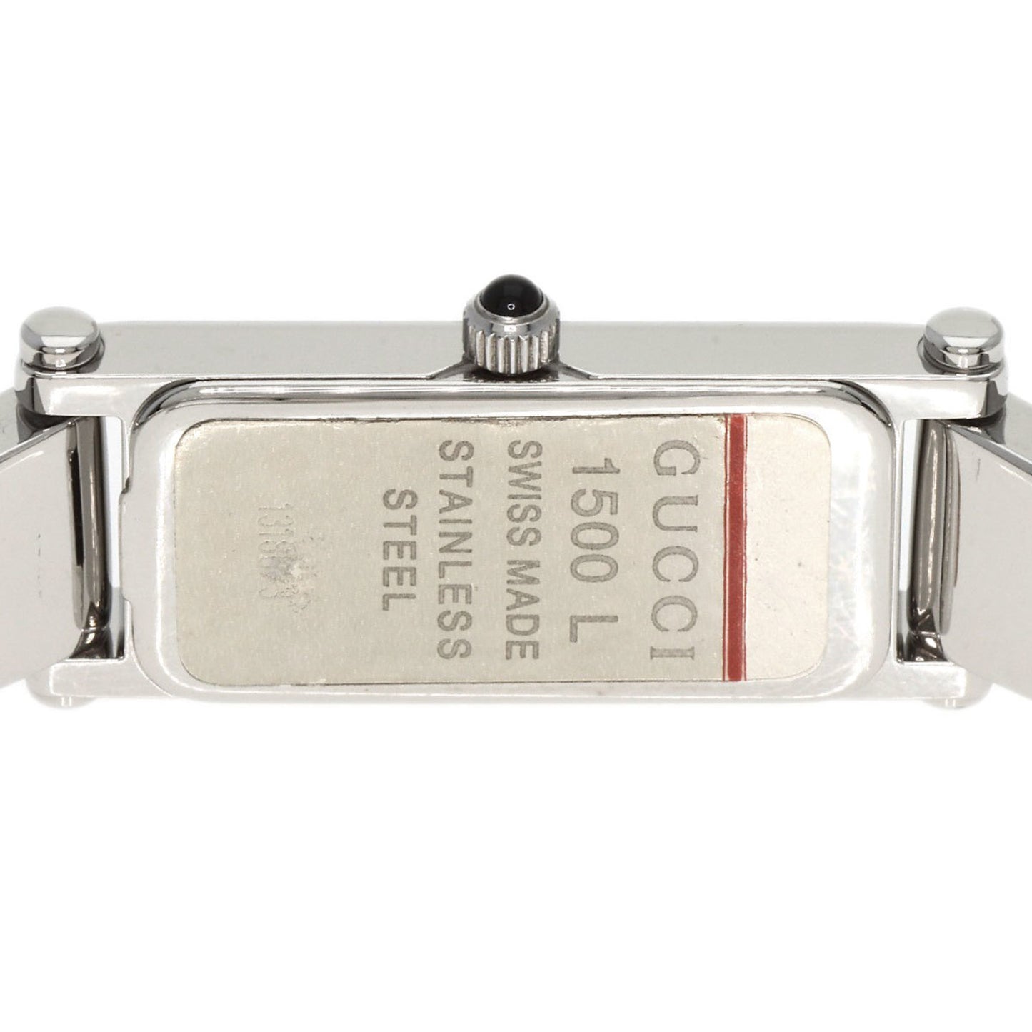 Gucci 1500L Square Face Watch Stainless Steel Ss