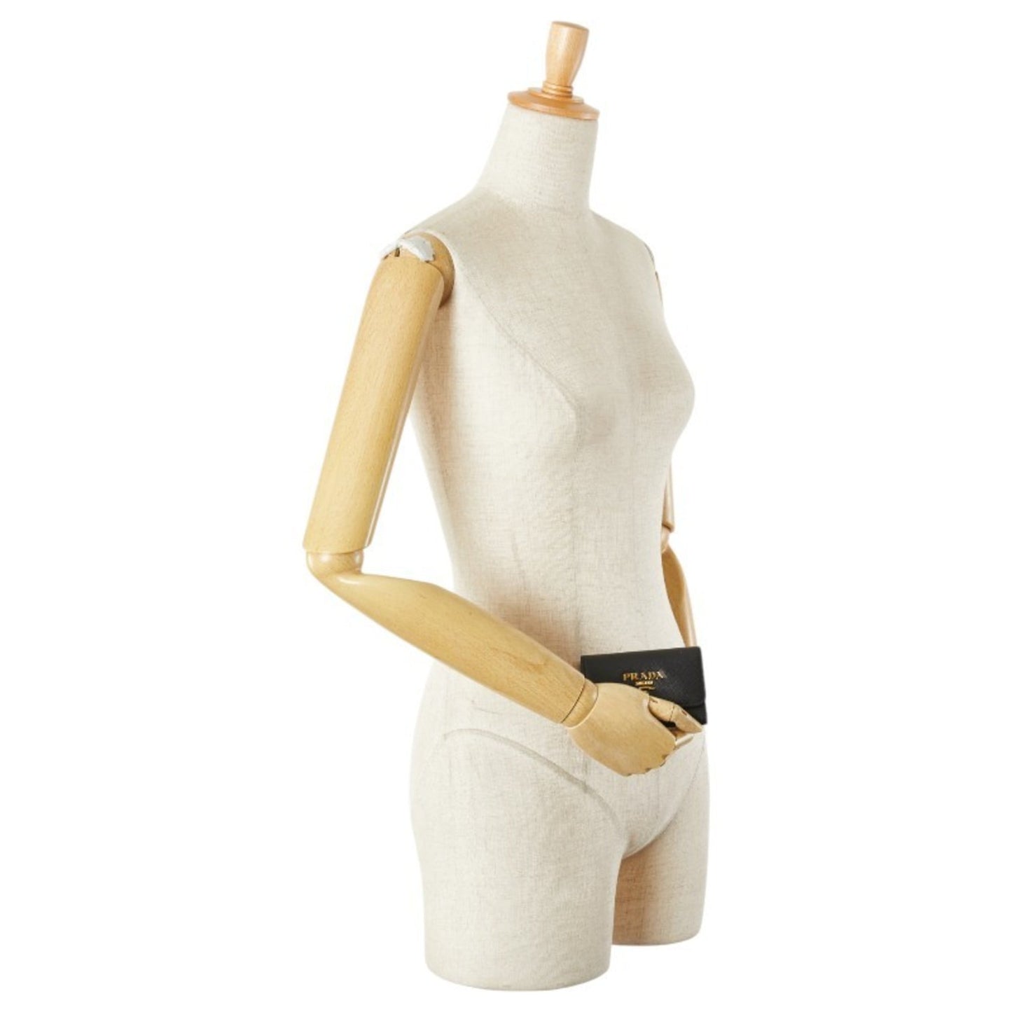 Prada 4-Ring Key Case In Black