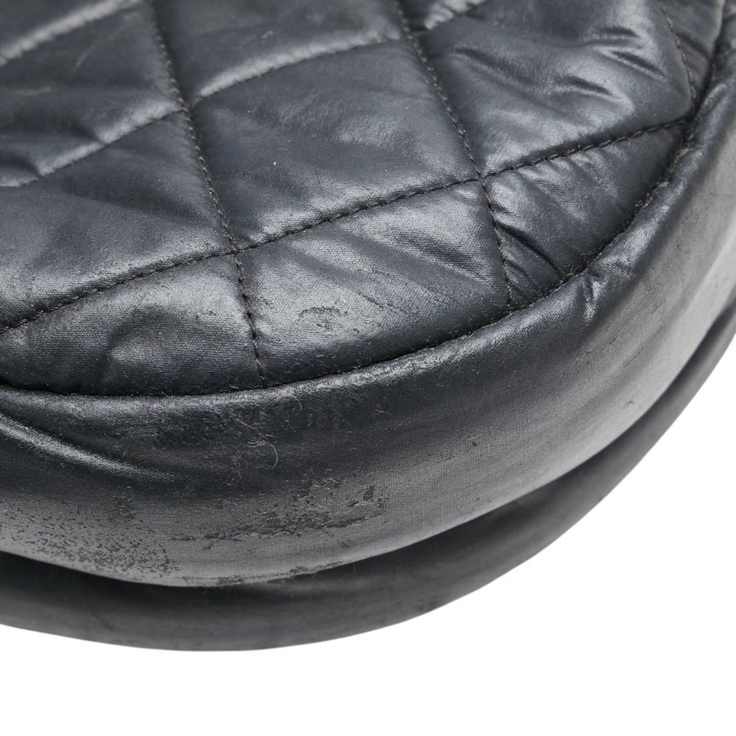 Chanel Matelasse Coco Cocoon Bag Shoulder Black Leather