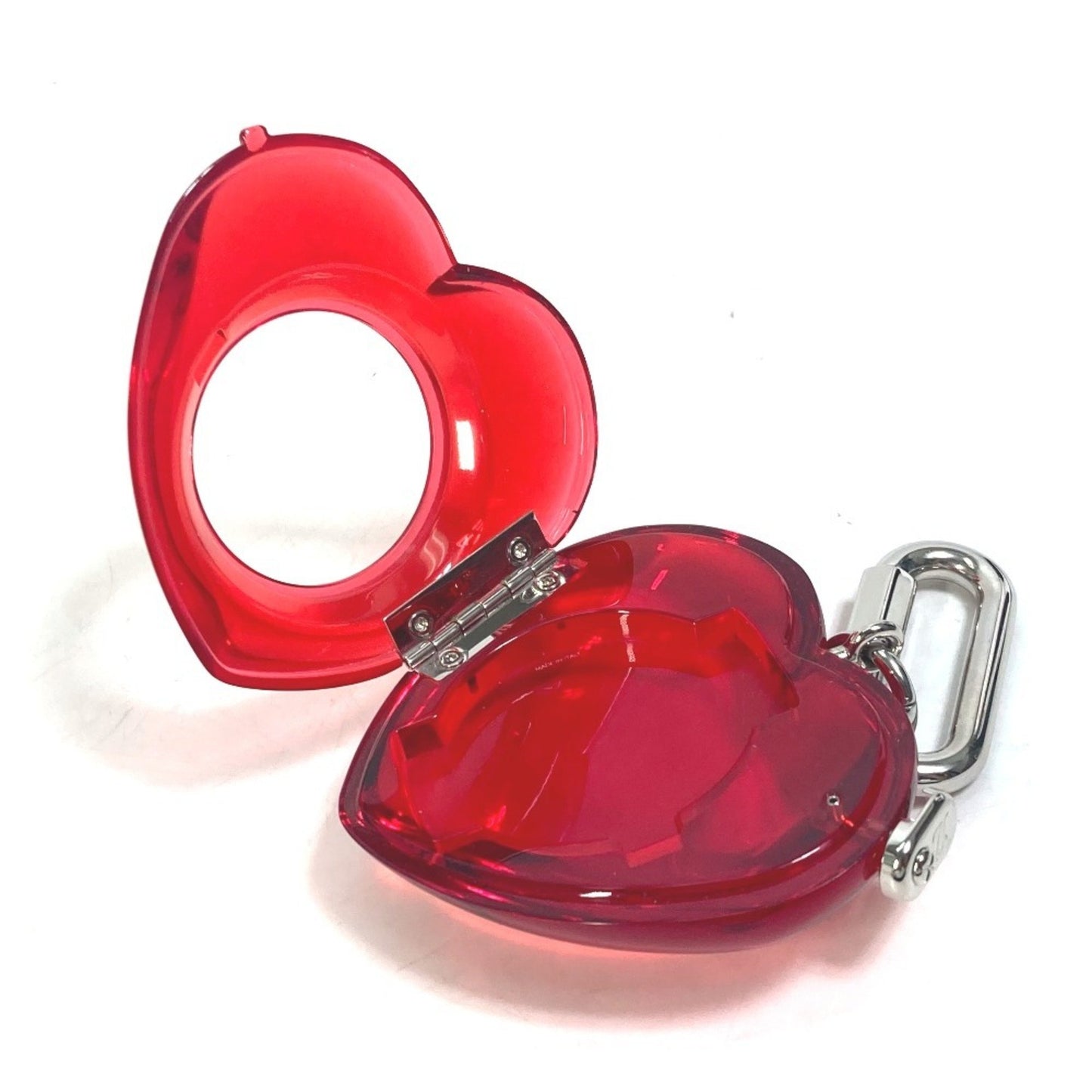 Louis Vuitton R17599 Carabiner Tambour Horizon Heart Watch Storage Goods Keychain Plastic