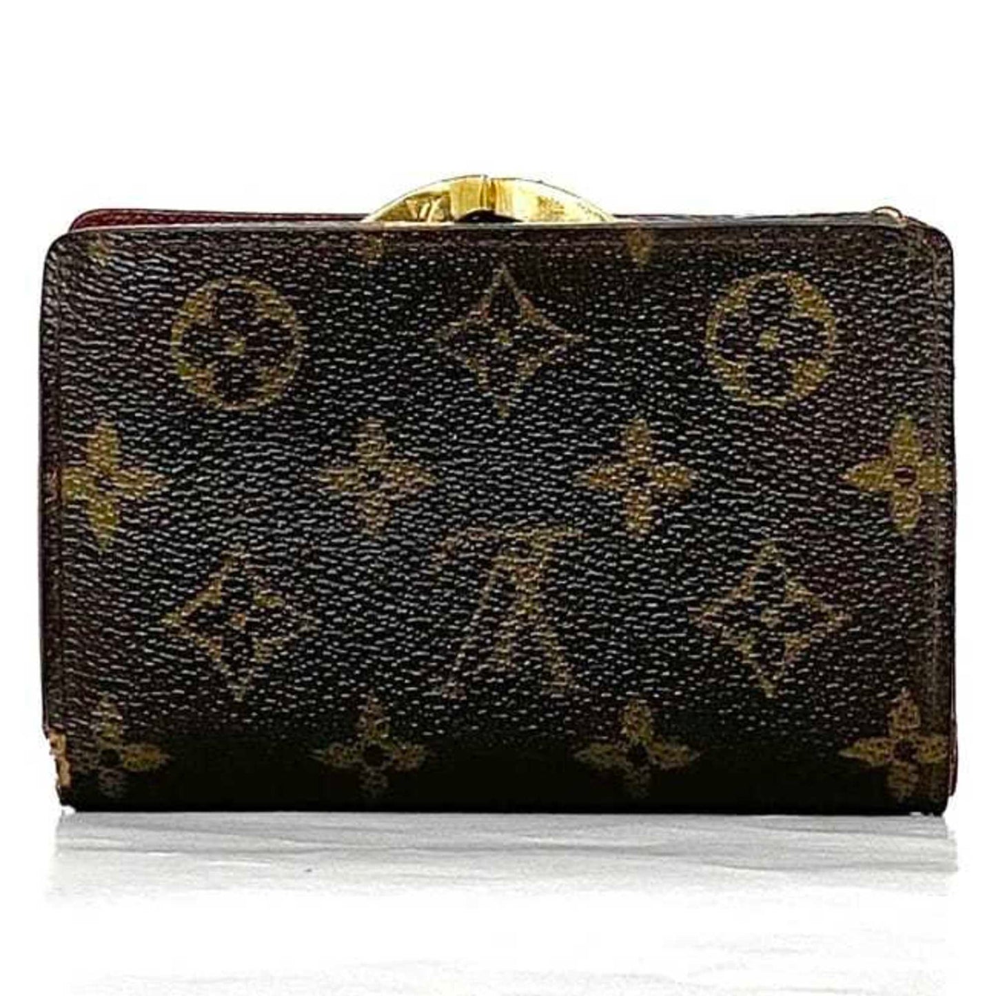 Louis Vuitton Bi-Fold Wallet Ec-22262 Brown Monogram M61663 Canvas Mi1001 Louis Vuitton Compact