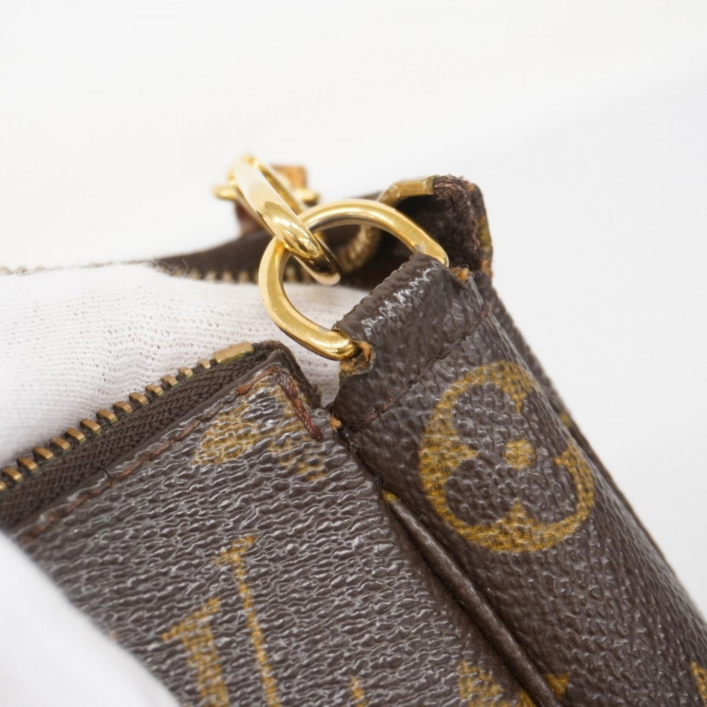 Louis Vuitton Monogram Pochette Accessoires M51980 Brown